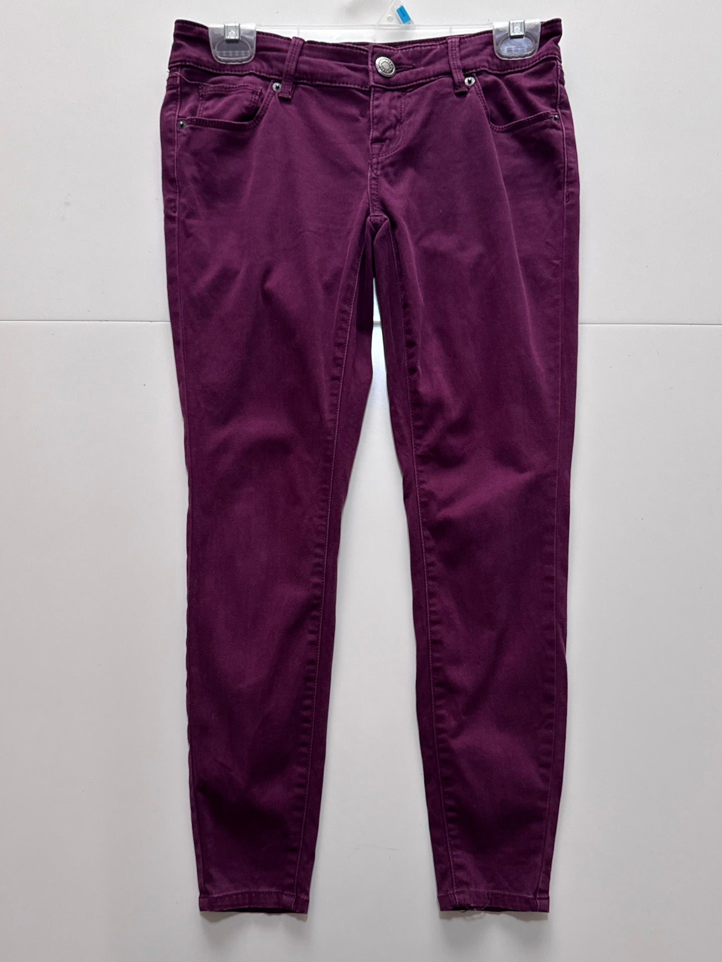 Skinny jeans vino, Talla 0 Petite, Mujer, The limited