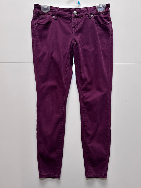 Skinny jeans vino, Talla 0 Petite, Mujer, The limited