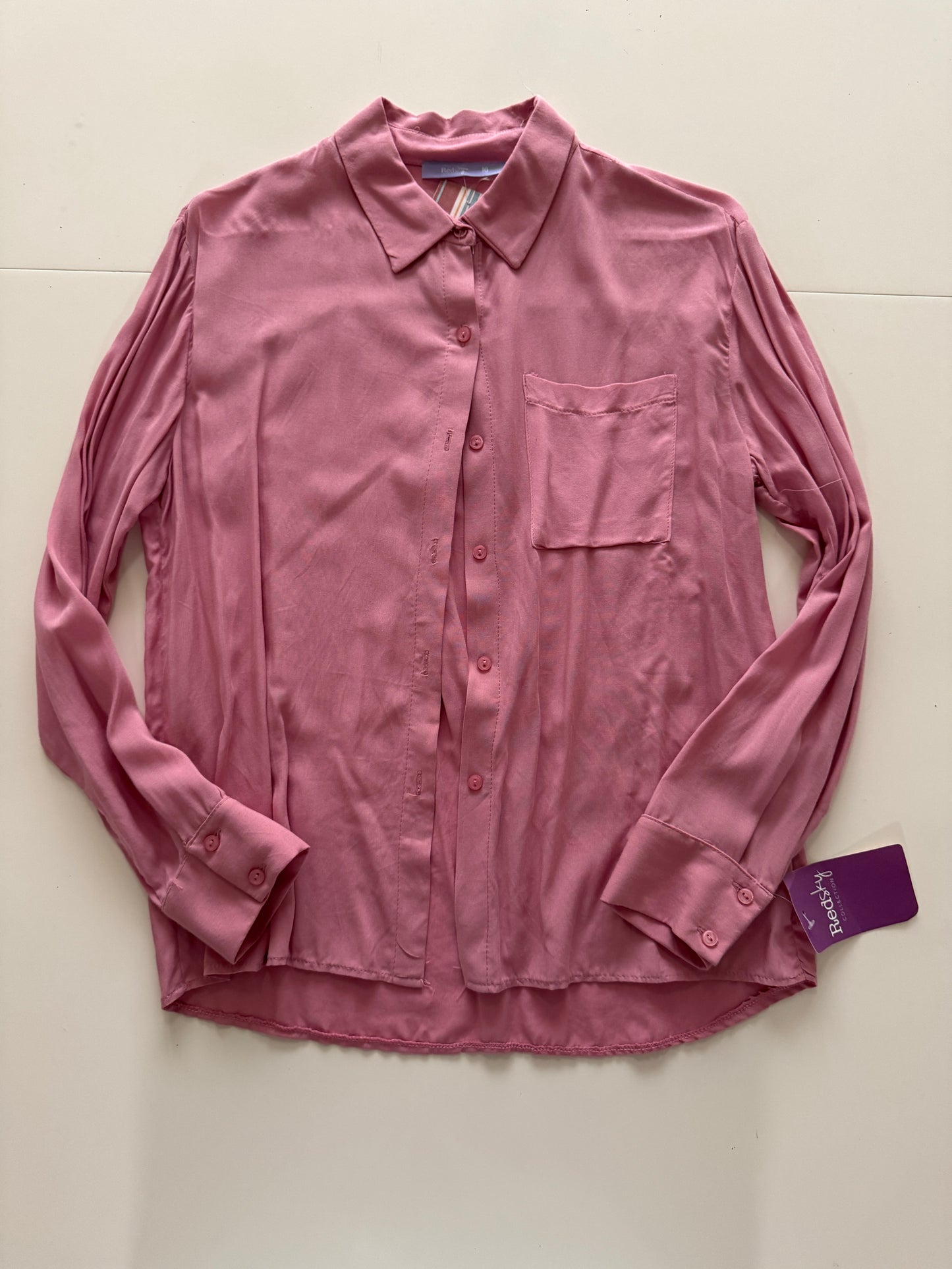 Camisa rosa, Talla 16 teen, S/M Mujer, Redsky