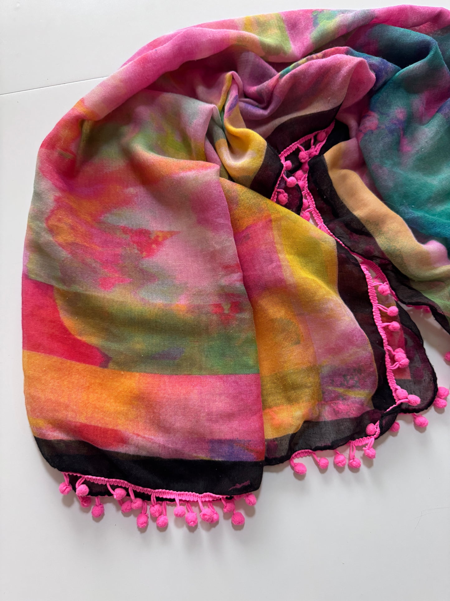 Foulard de colores pasteles