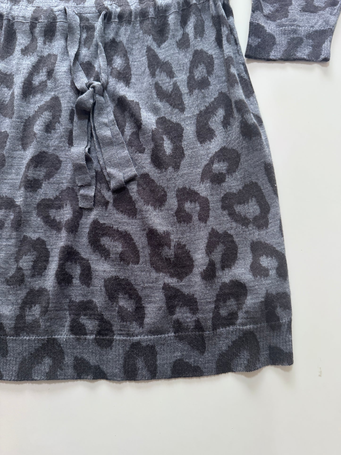 Vestido tejido estampado animal print, Talla M, Mujer, Love 21