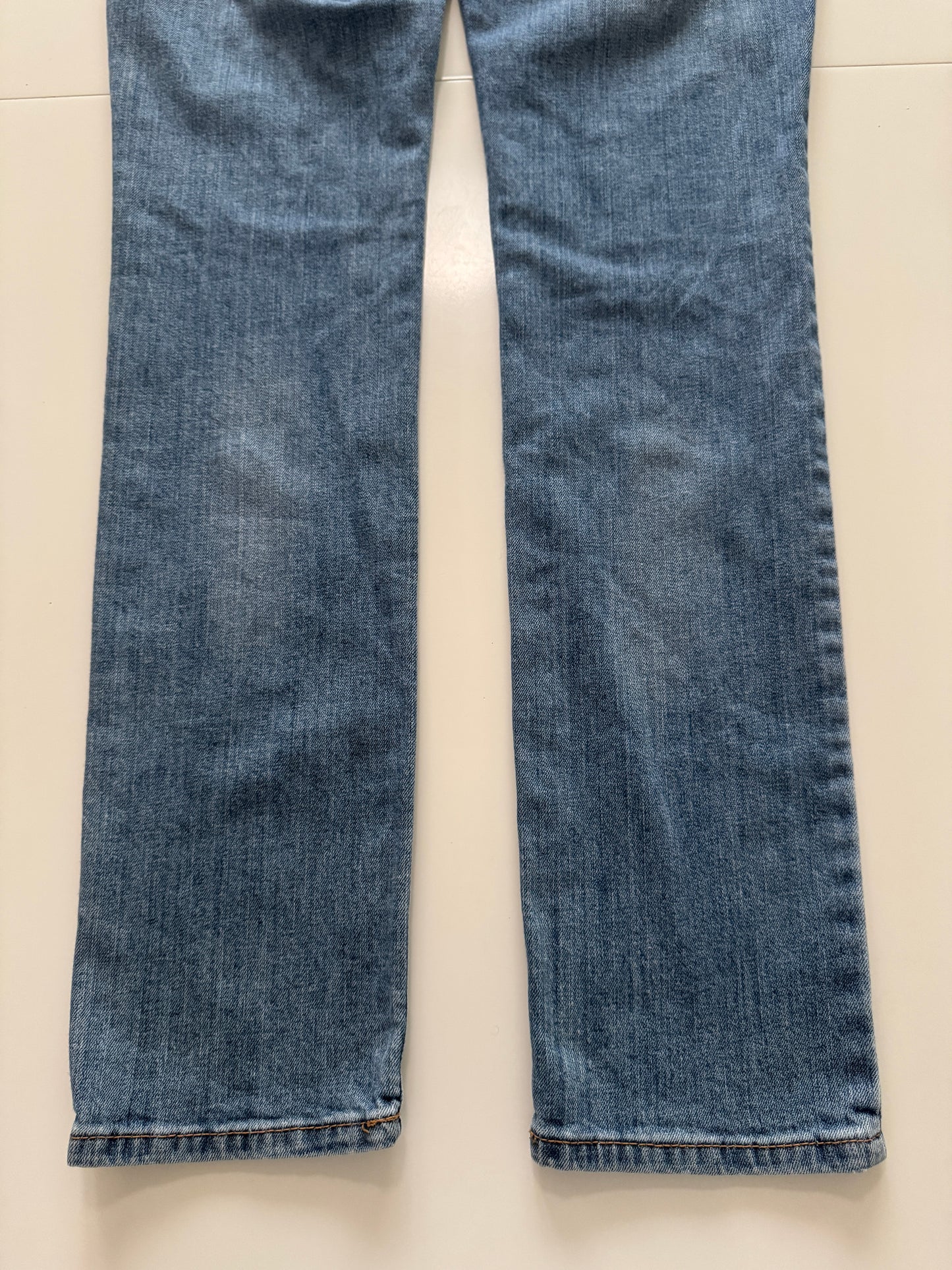 Jeans low rise, Talla 7x32, Mujer