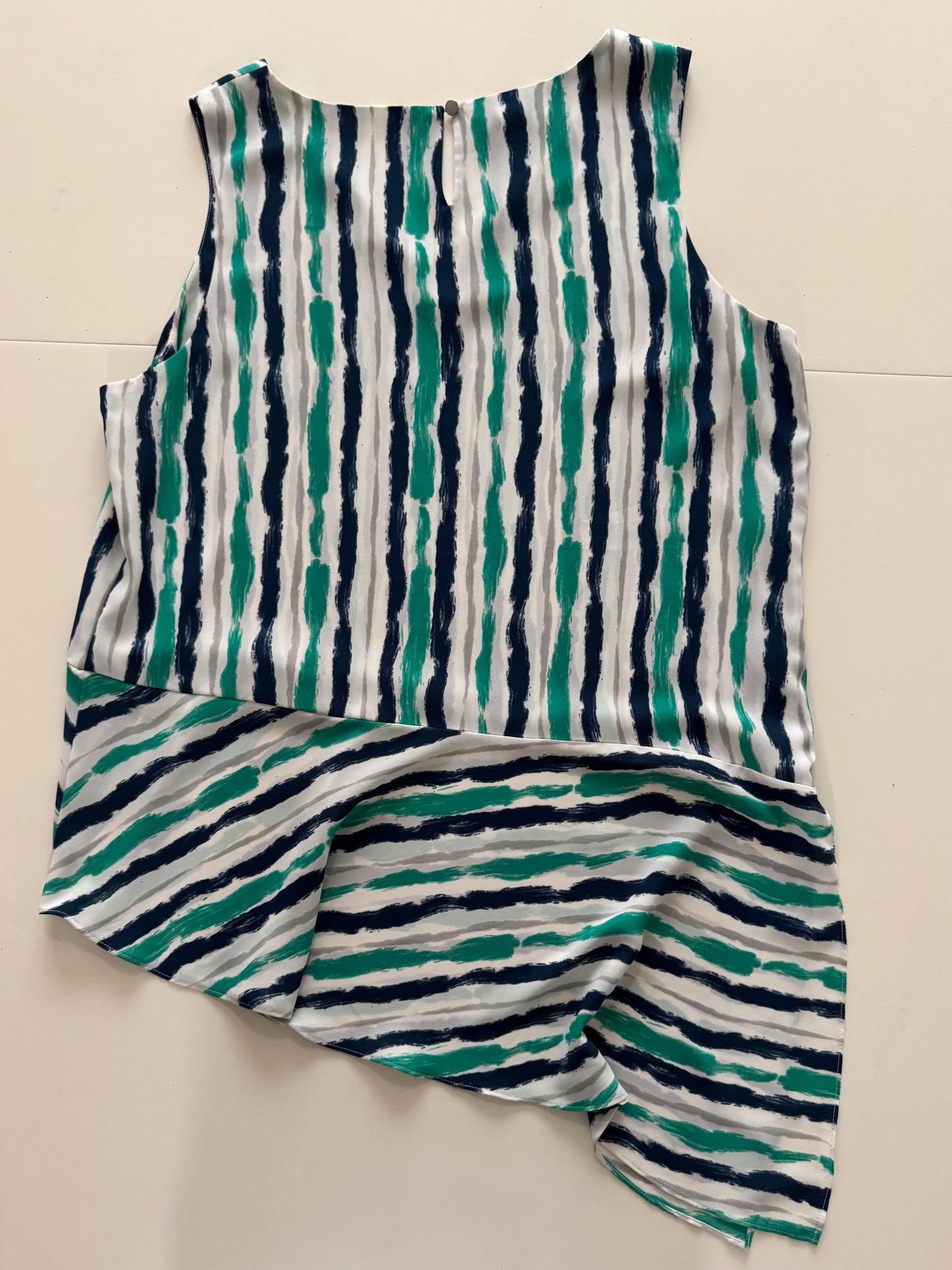 Blusa asimétrica estampada, Talla L, Mujer, Alfani