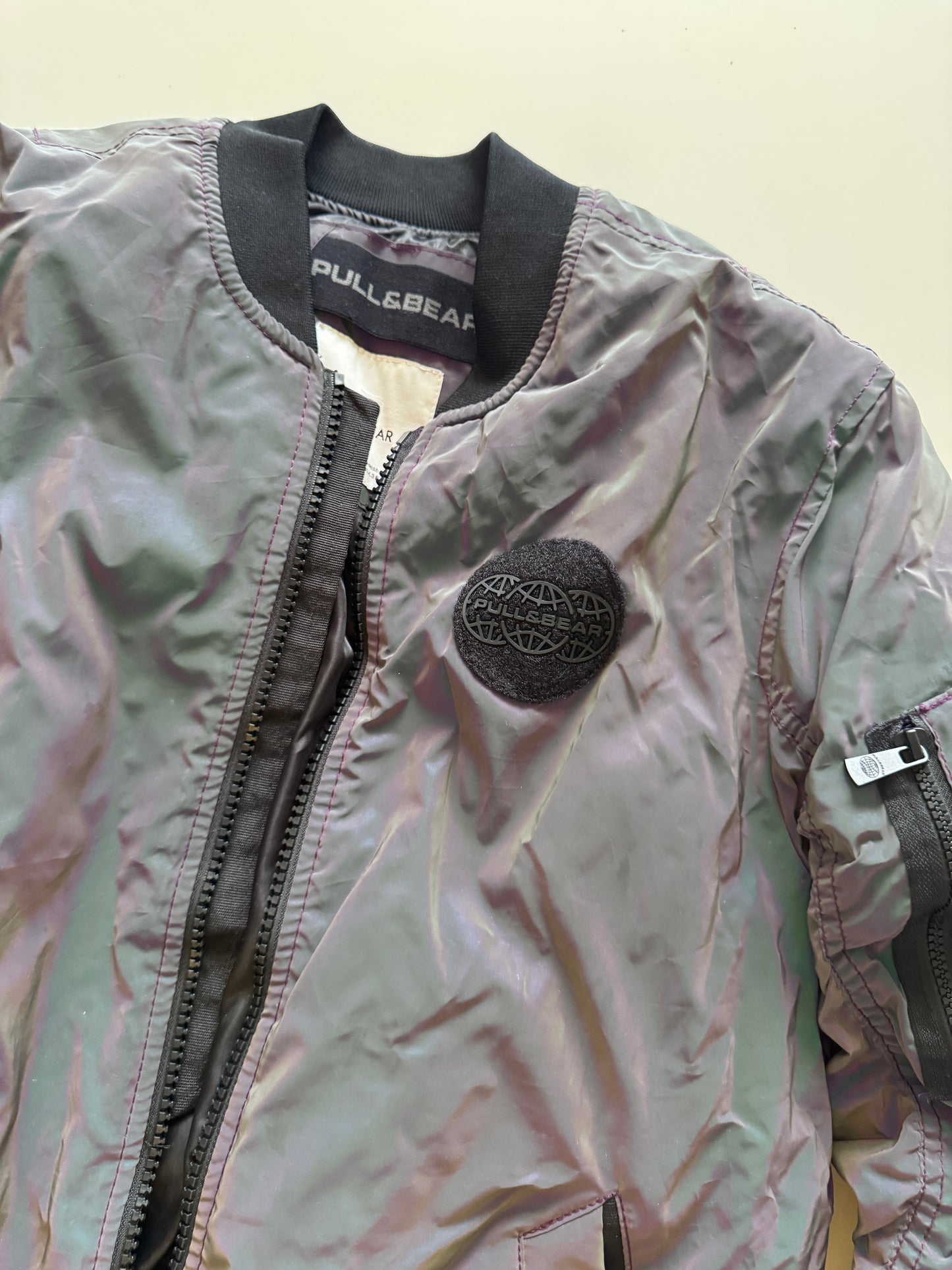 Chaqueta tornasol, Talla M, Hombre, Pull & Bear