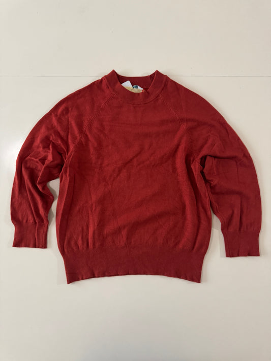 Cardigan 3/4 color ladrillo, Talla L, C&A, Mujer