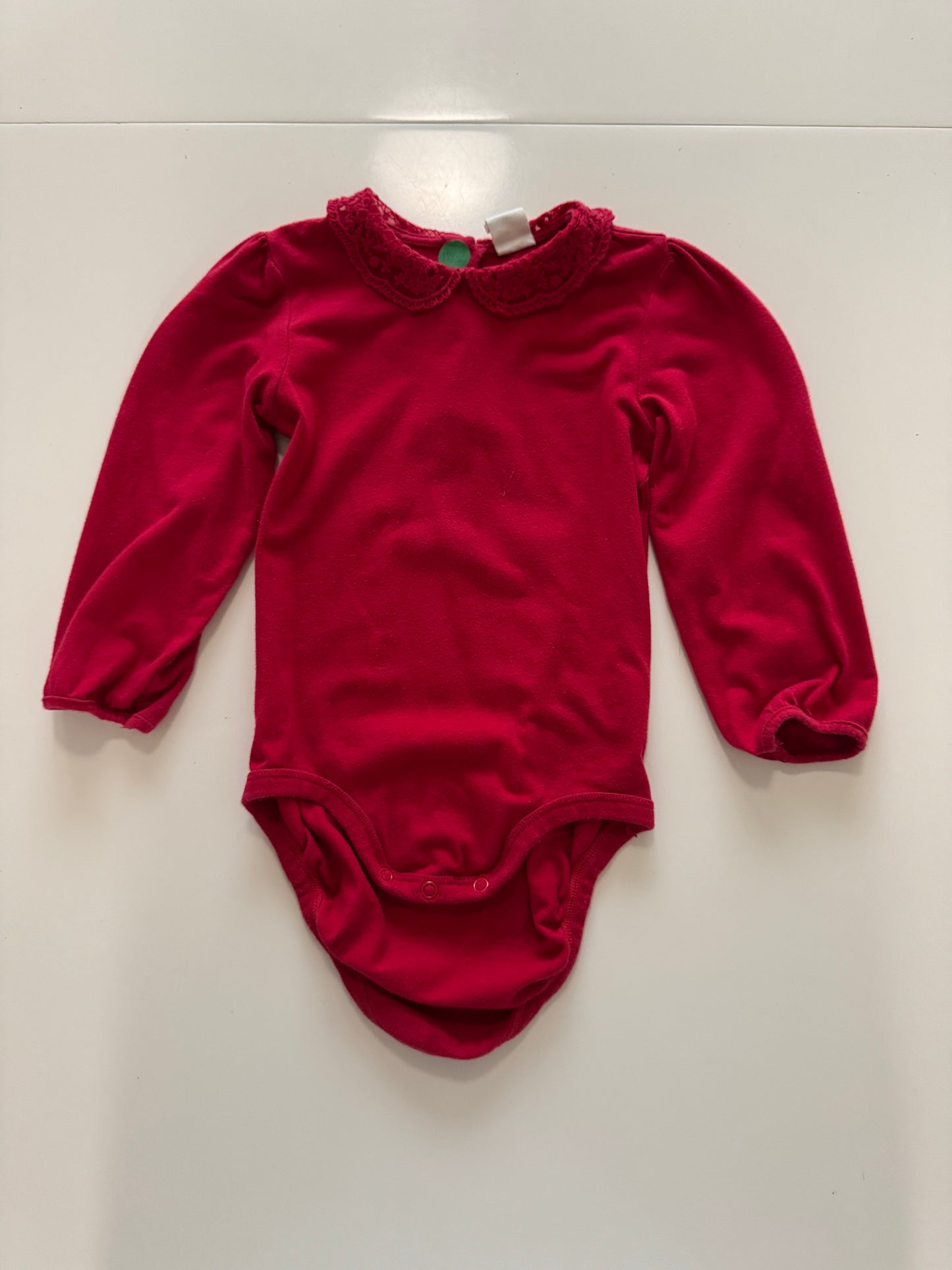 Mameluco rojo, Talla 1.5, 2años, Niña, H&M