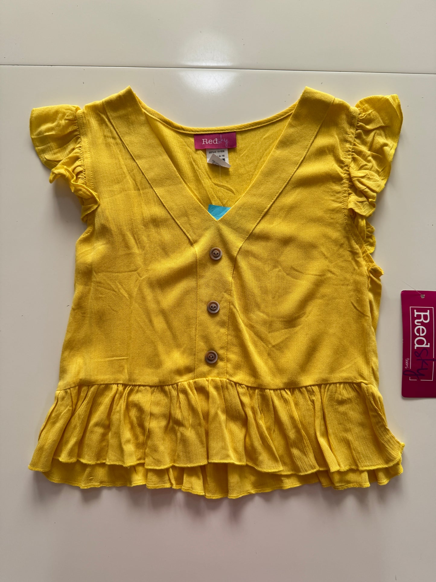 Blusa amarilla, Mujer S, 16 Teen, Redsky