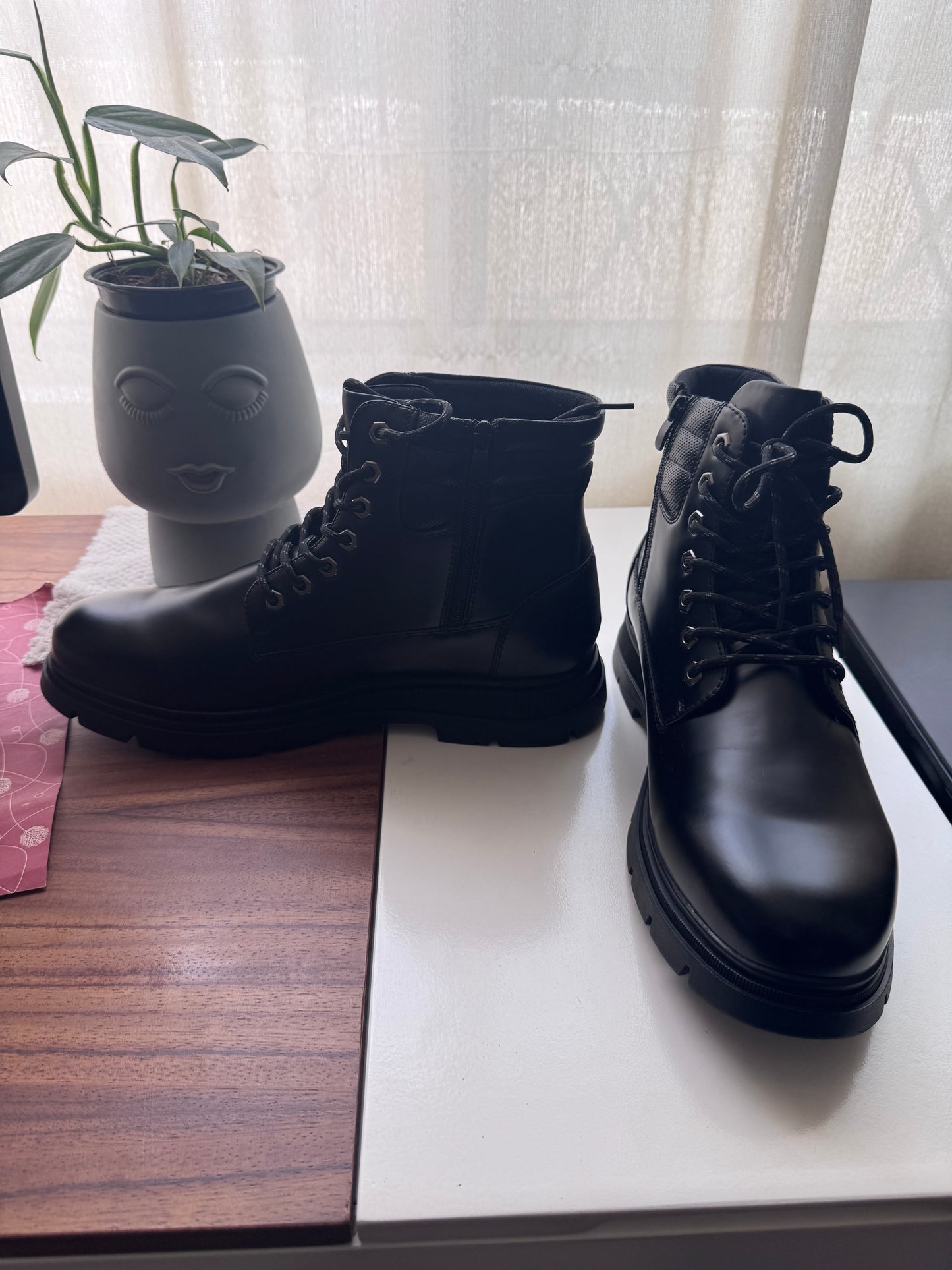 Botas negras, combat boots, Talla 13Usa, 47Eur, Hombre, Bruno Marc