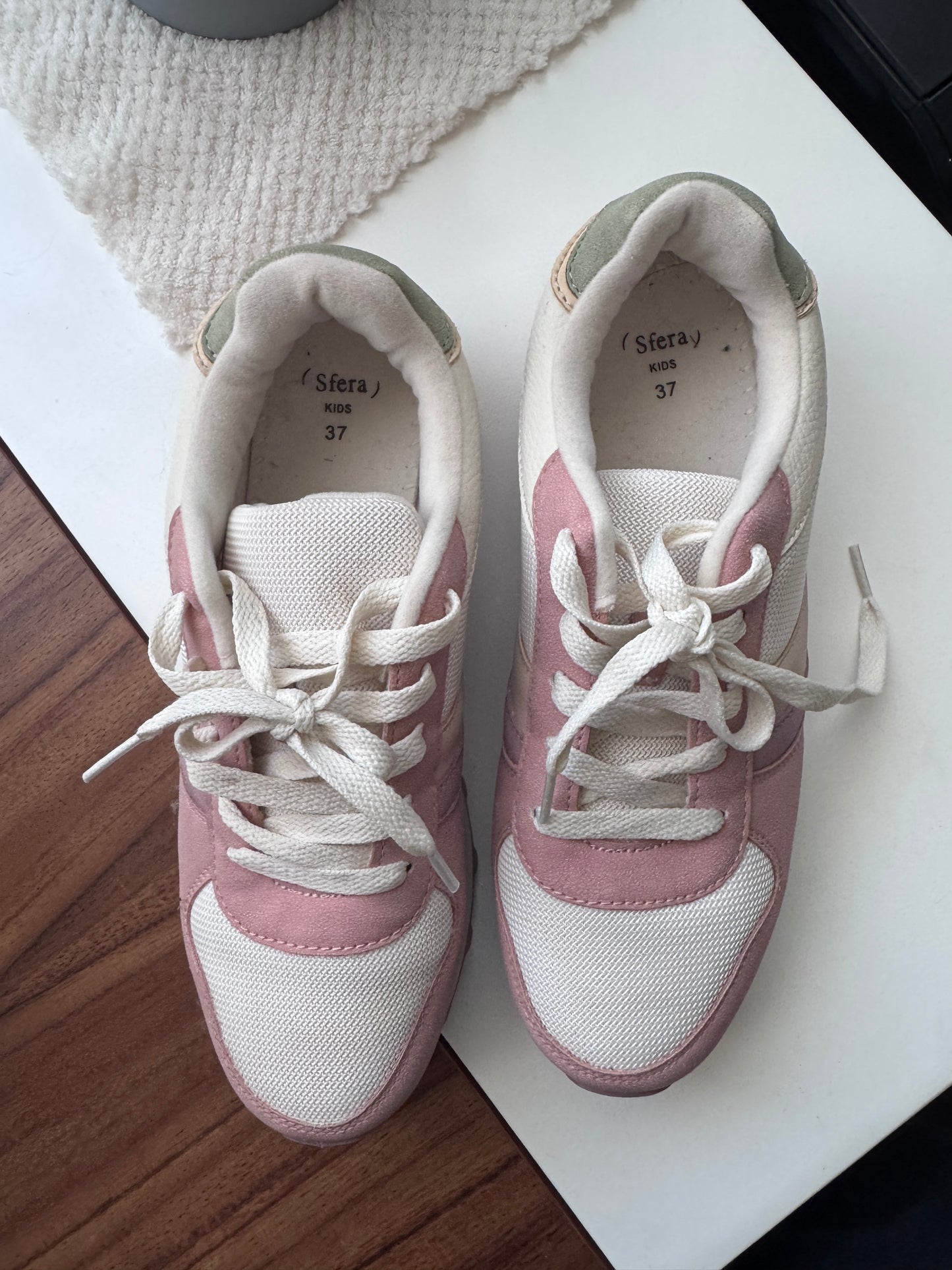 Tenis deportivos rosas, Talla 37Eur, 24Mx, Mujer, Sfera
