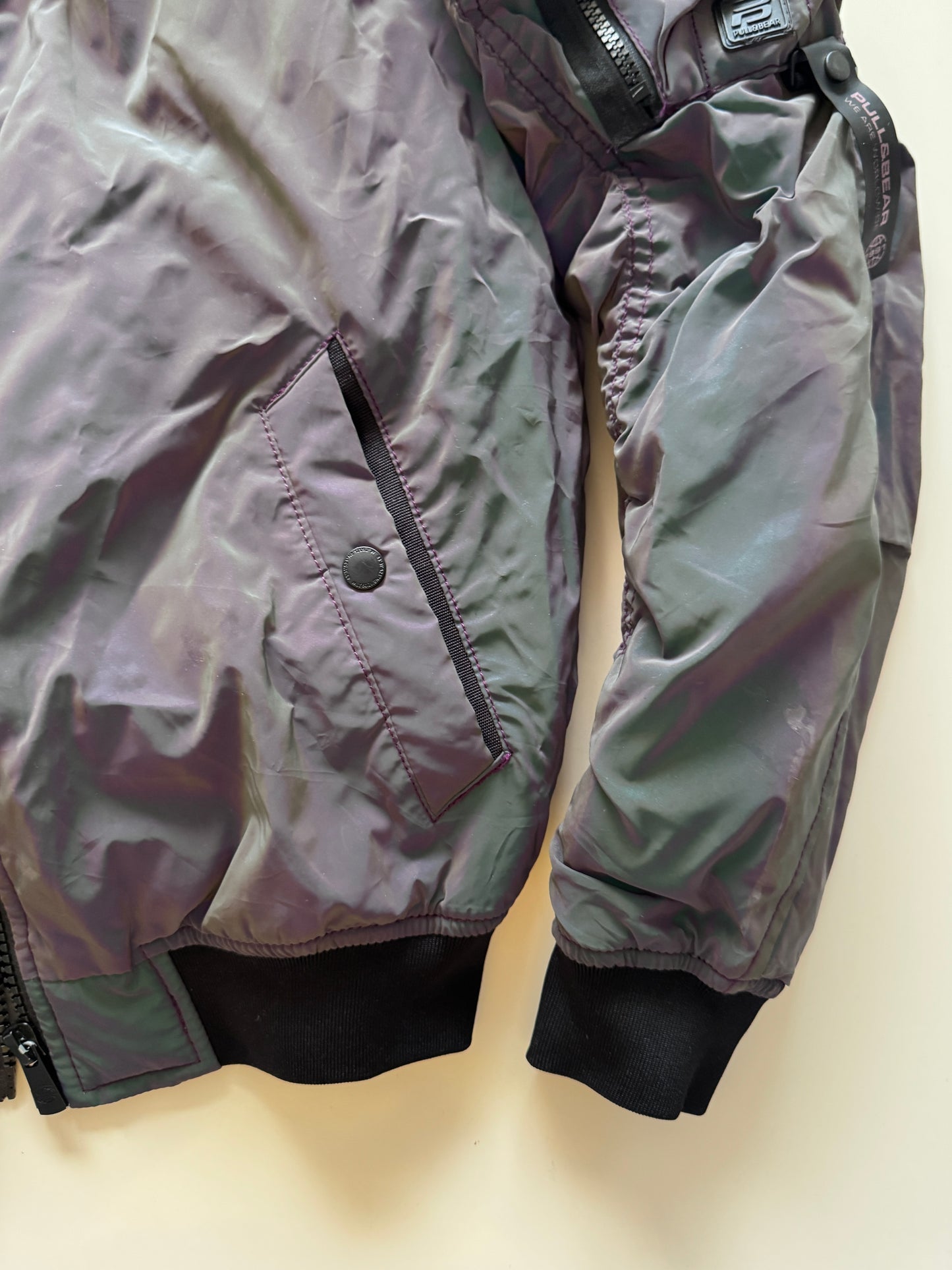 Chaqueta tornasol, Talla M, Hombre, Pull & Bear