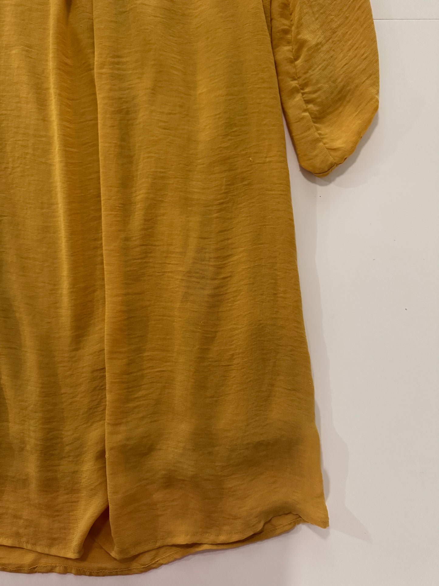 Vestido mostaza, Talla 6, S/M, Mujer, H&M