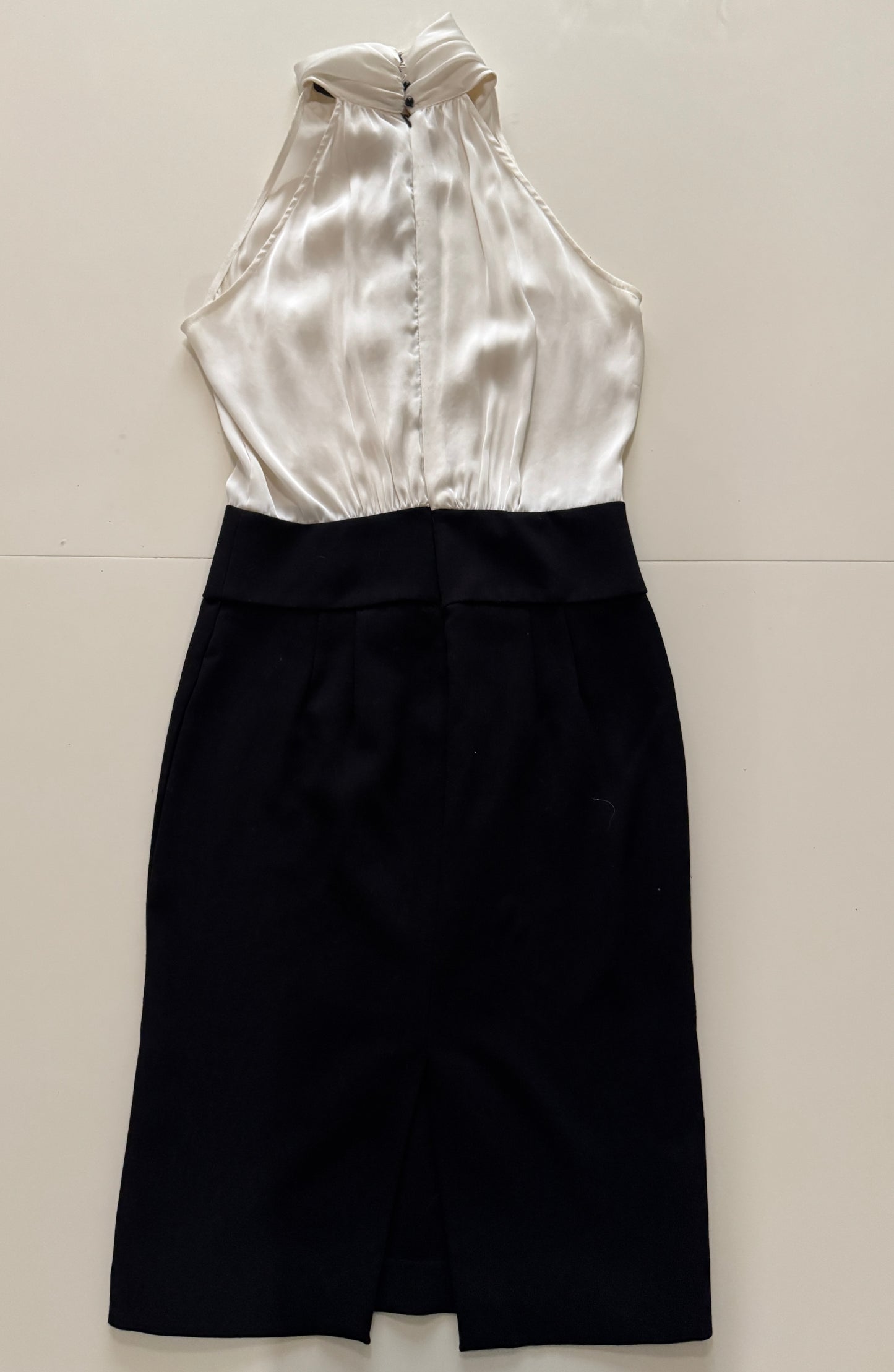 Vestido bicolor, Talla L(30), Mujer, Zara