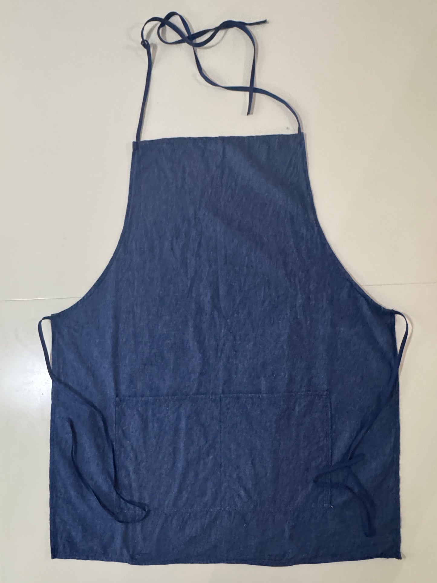Mandil grande de mezclilla, Unisex