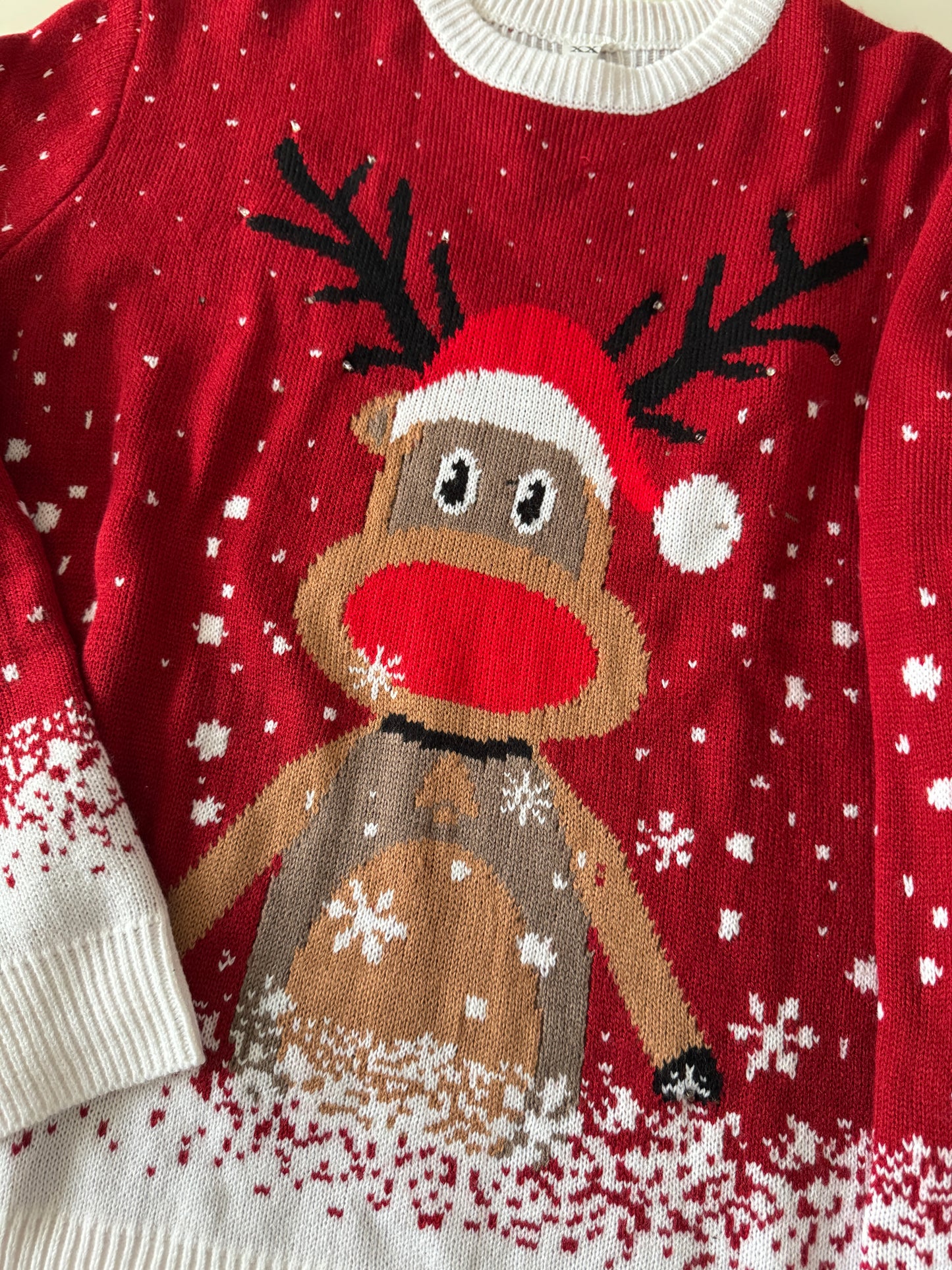 Sweater navideño, Talla XXL, Hombre