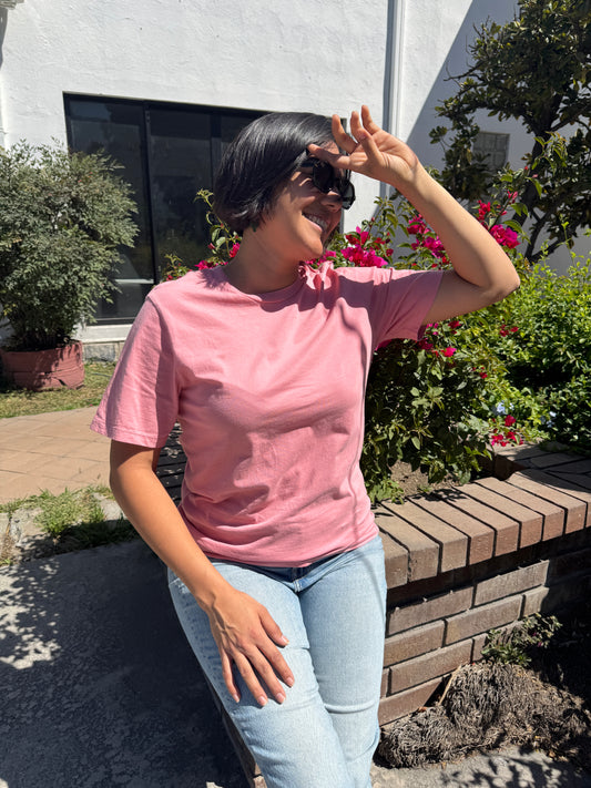 Playera rosa oversized, Talla S, Mujer, Levi’s