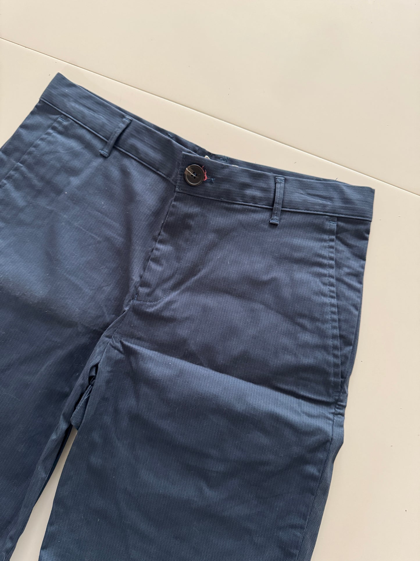 Shorts de vestir azules, Talla 28, Hombre, C&A