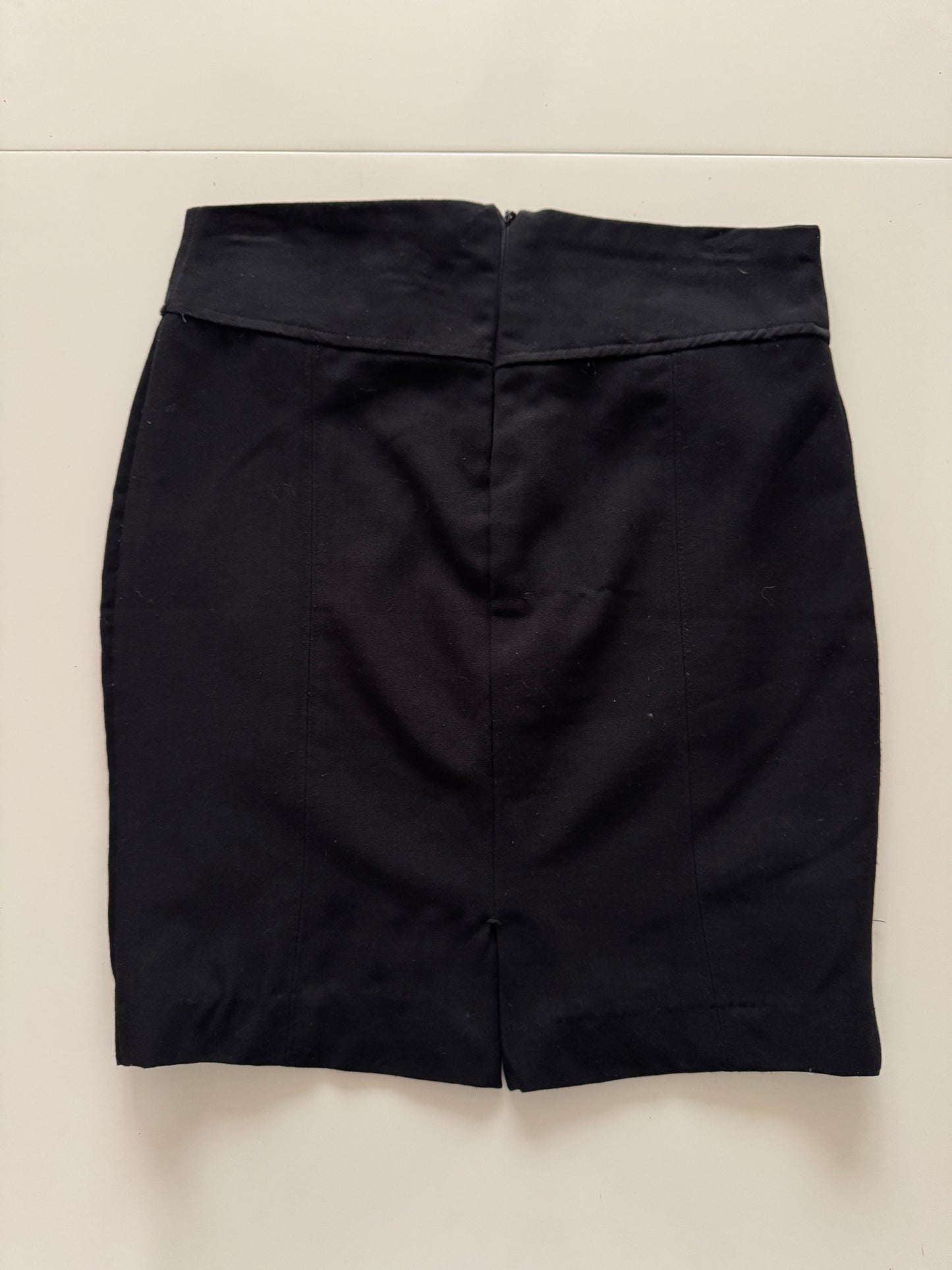 Falda negra, Talla 2, S, Mujer, Express