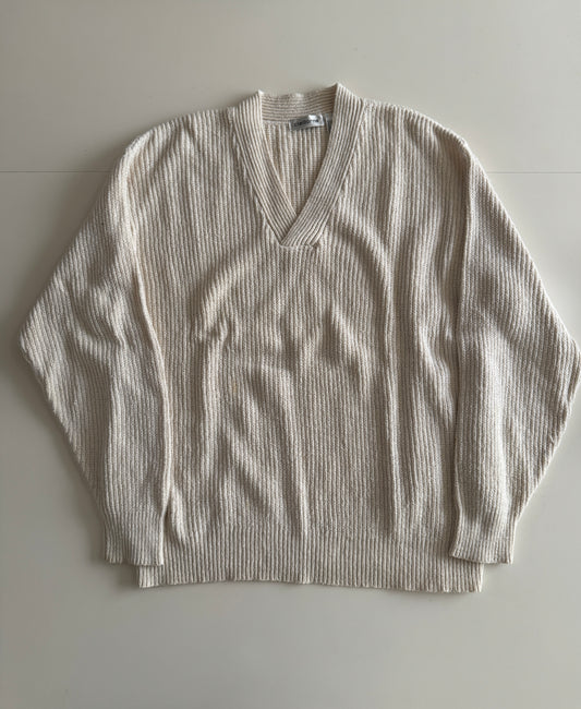 Sweater tejido beige, Talla M, Mujer, Claiborne