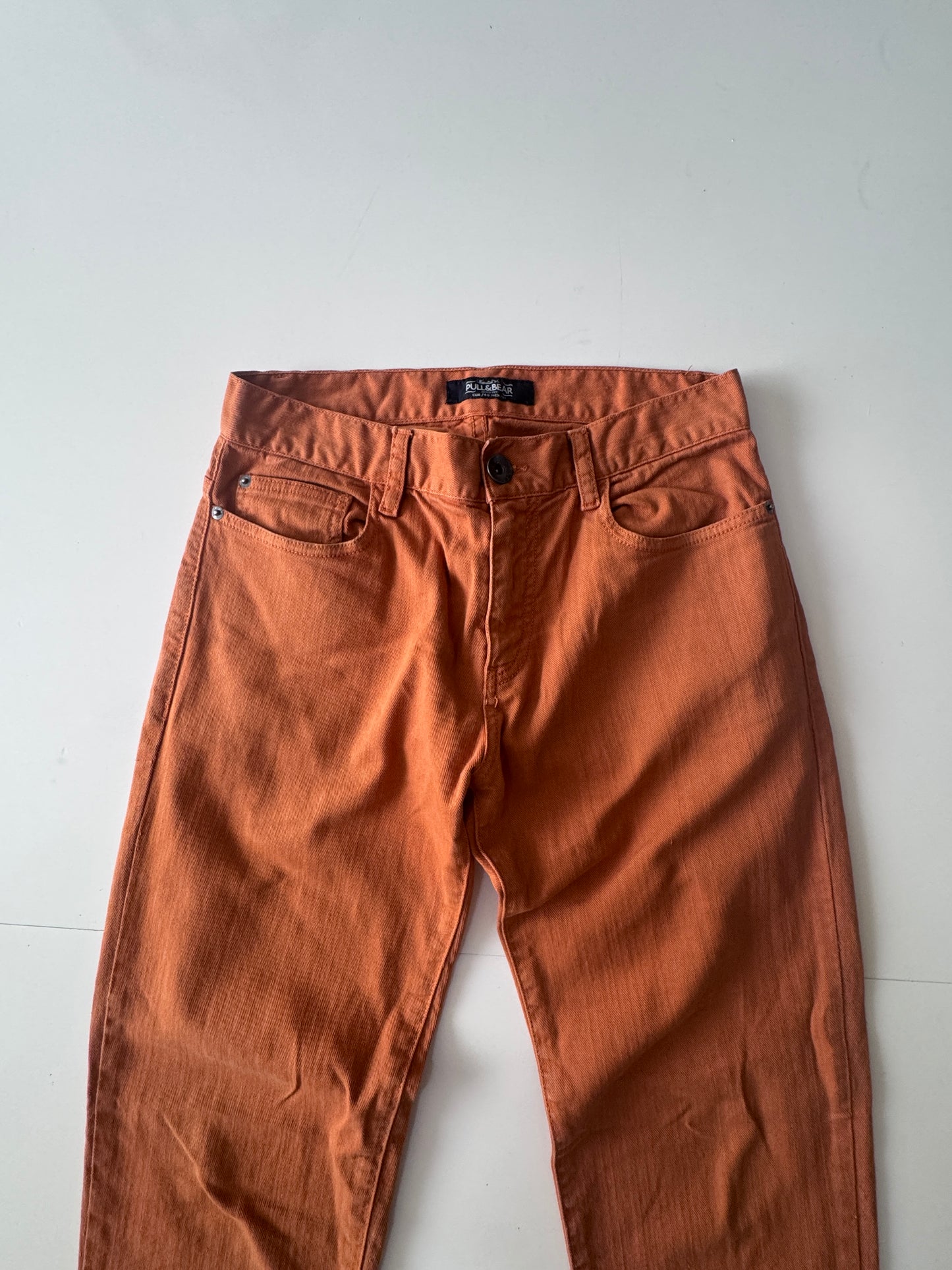 Jeans naranjas, Talla 31, Hombre, Pull & Bear