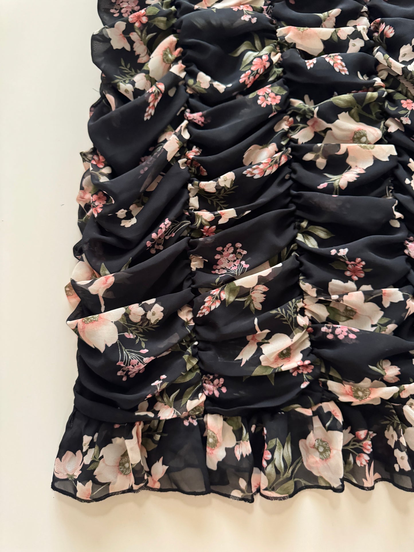 Vestido estampado flores, Talla M, Mujer, Lavoro