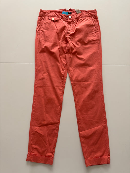 Pantalones color salmón, Talla 26, Mujer, Massimo Dutti