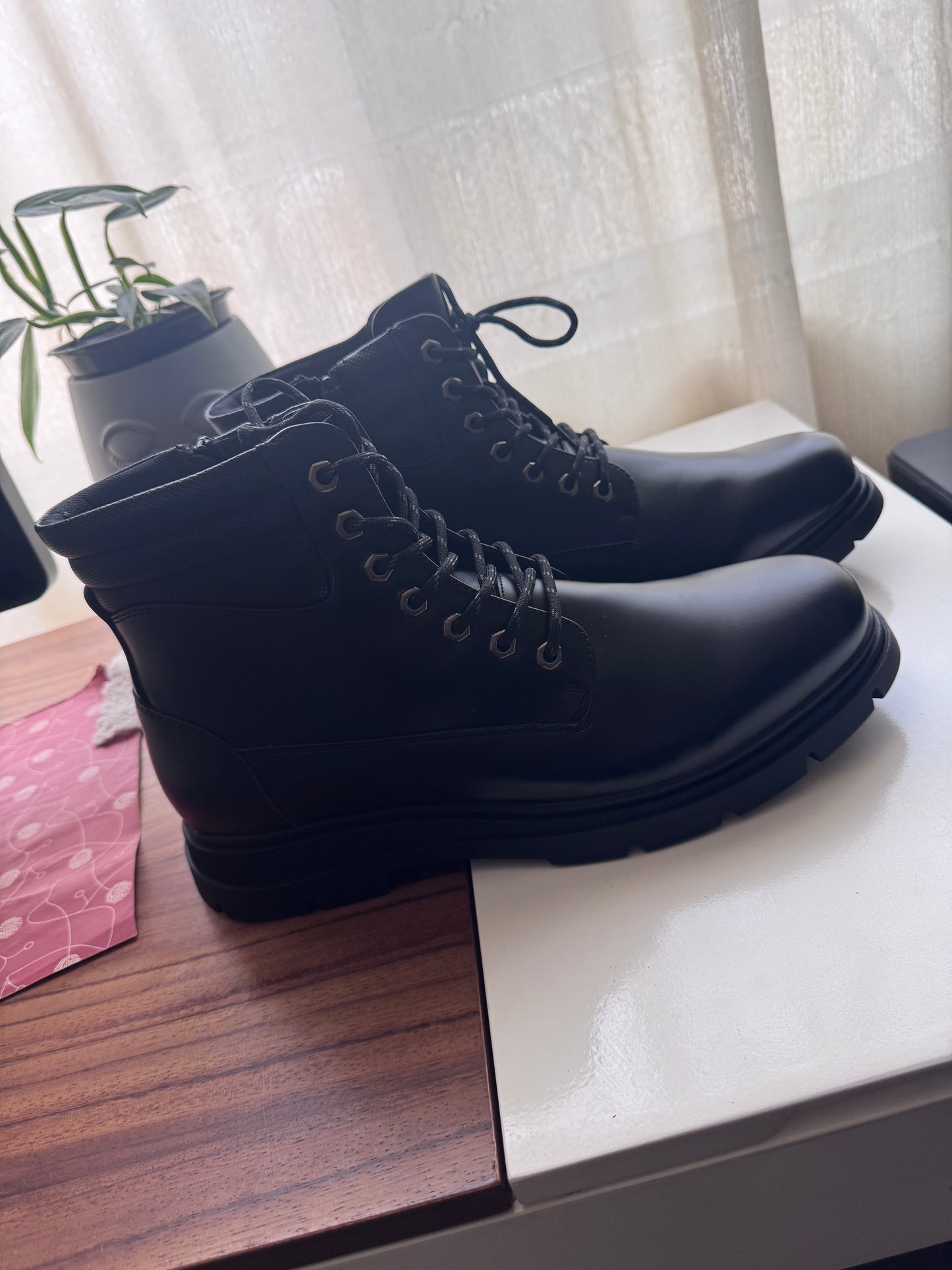 Botas negras, combat boots, Talla 13Usa, 47Eur, Hombre, Bruno Marc