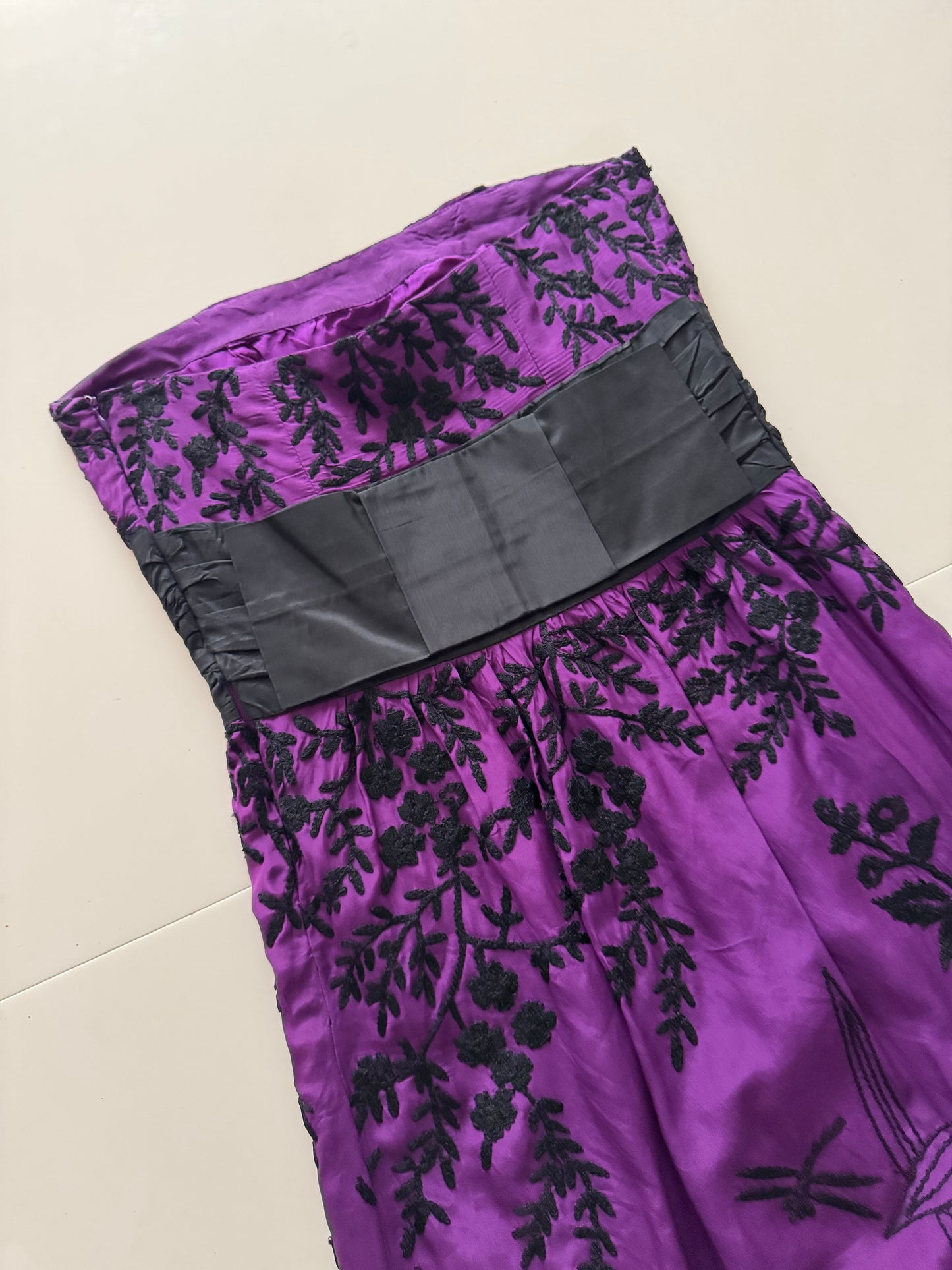 Vestido morado, Talla 6, Mujer, Tracy Resse