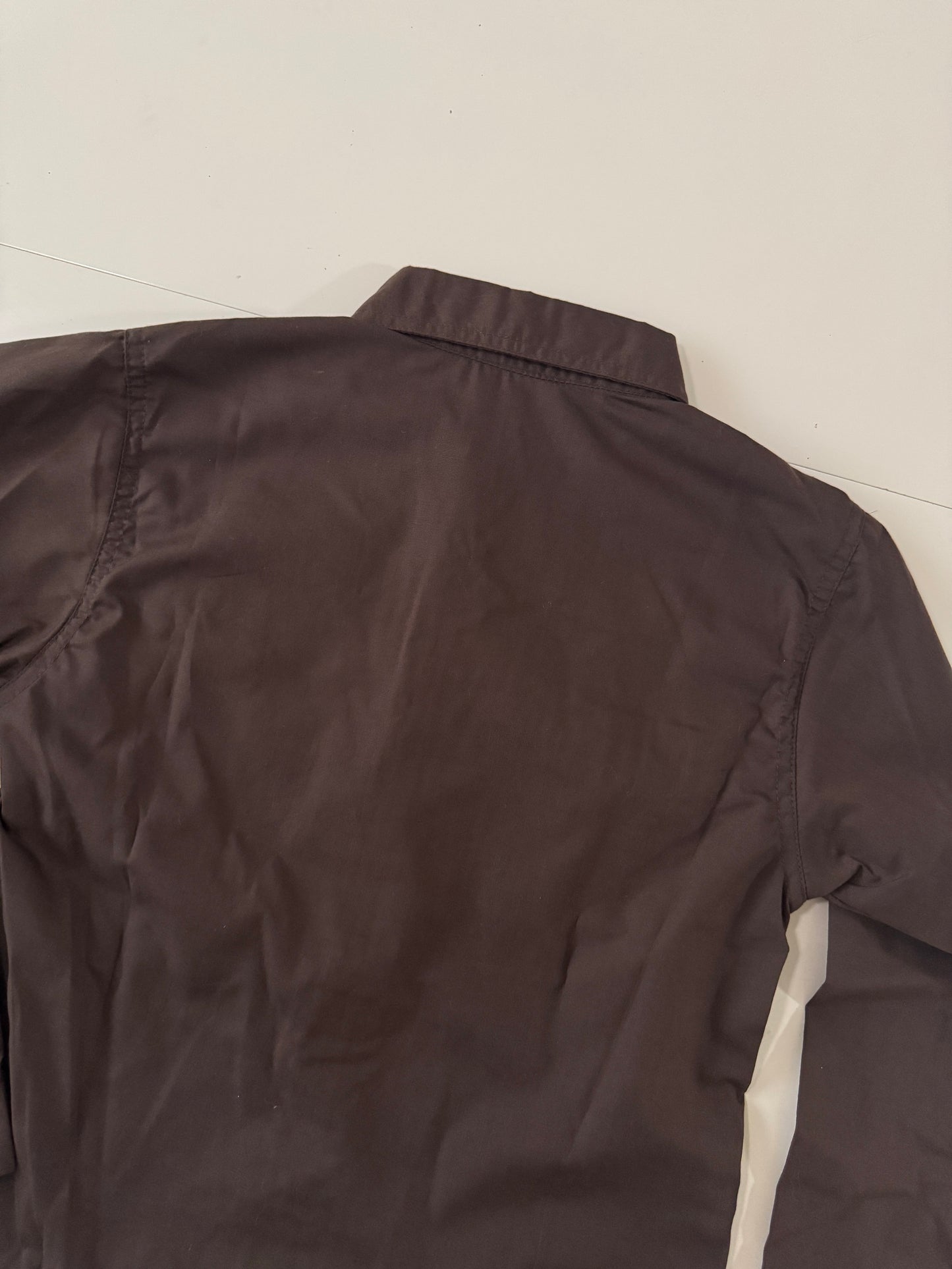 Camisa vaquera cafe, Talla 12 años, Kracto, Niño
