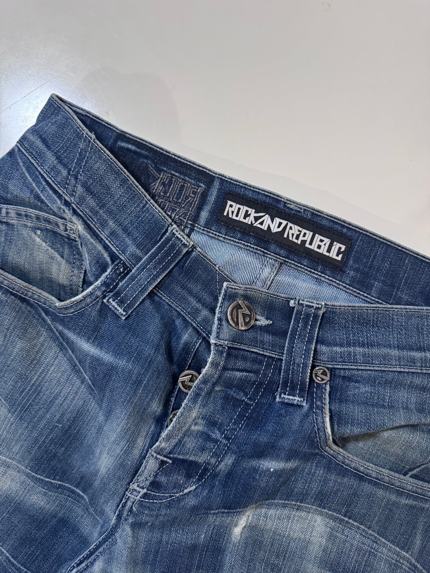 Jeans Y2K, Hombre, Talla 30, Rock & Republic