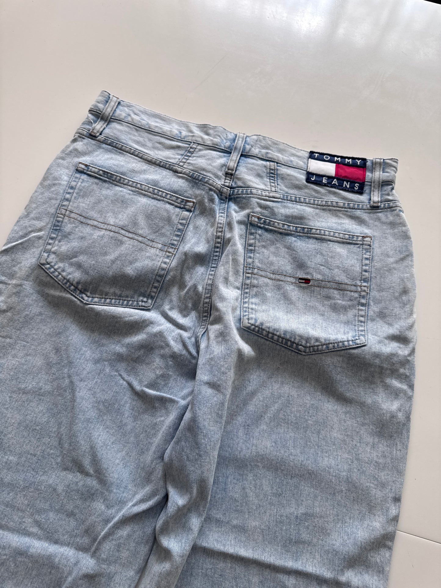 Jeans claros High Rise Tapered, Talla 32w, 30L, Hombre, Tommy Jeans