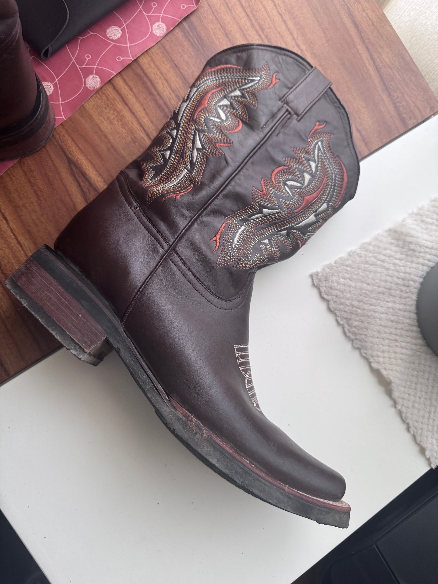 Botas rodeo cafes, Talla 8.5Mx, Hombre, Villa Casal