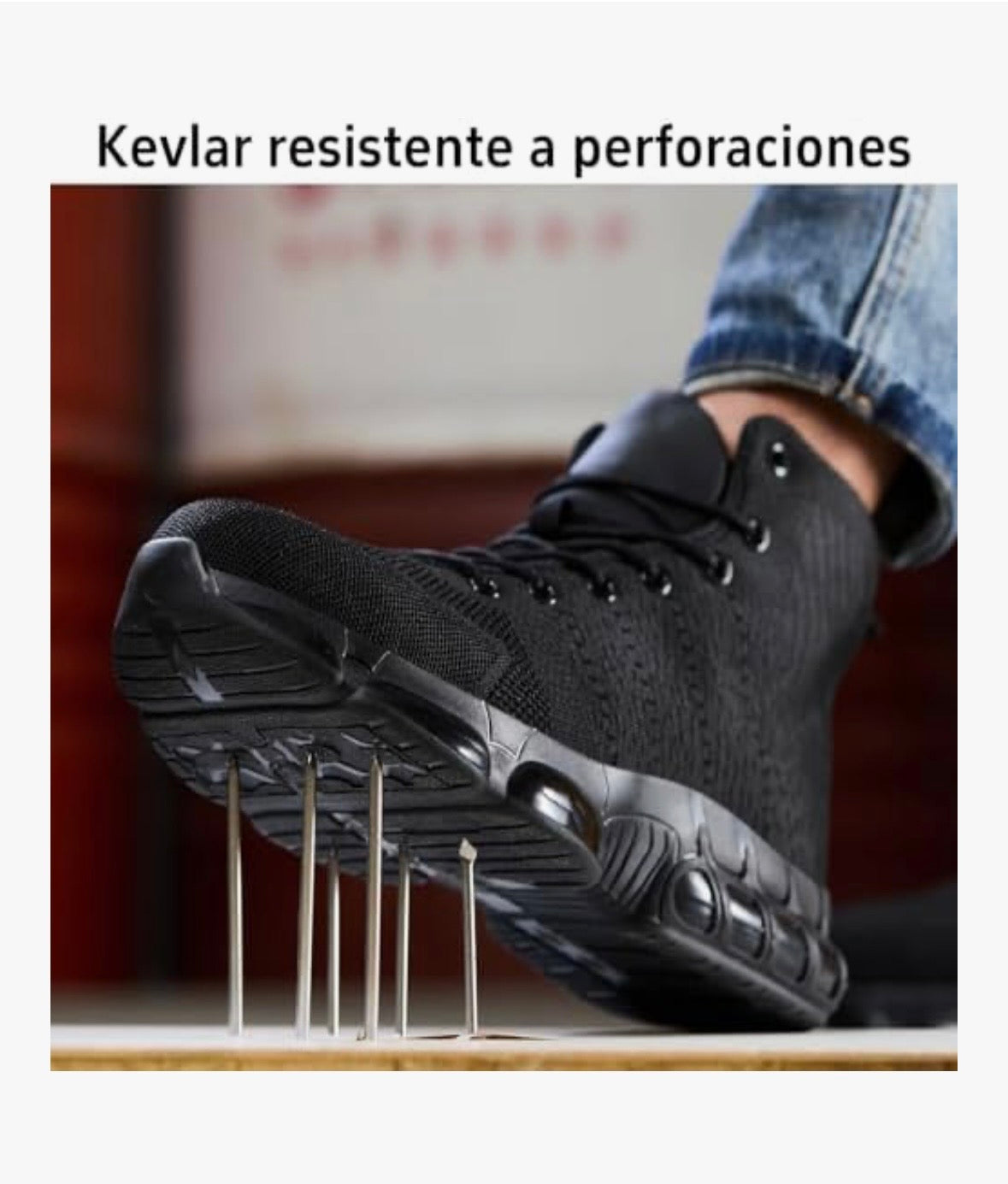 Tenis de seguridad industrial, Talla 7.5Mx, Hombre, Mofeele