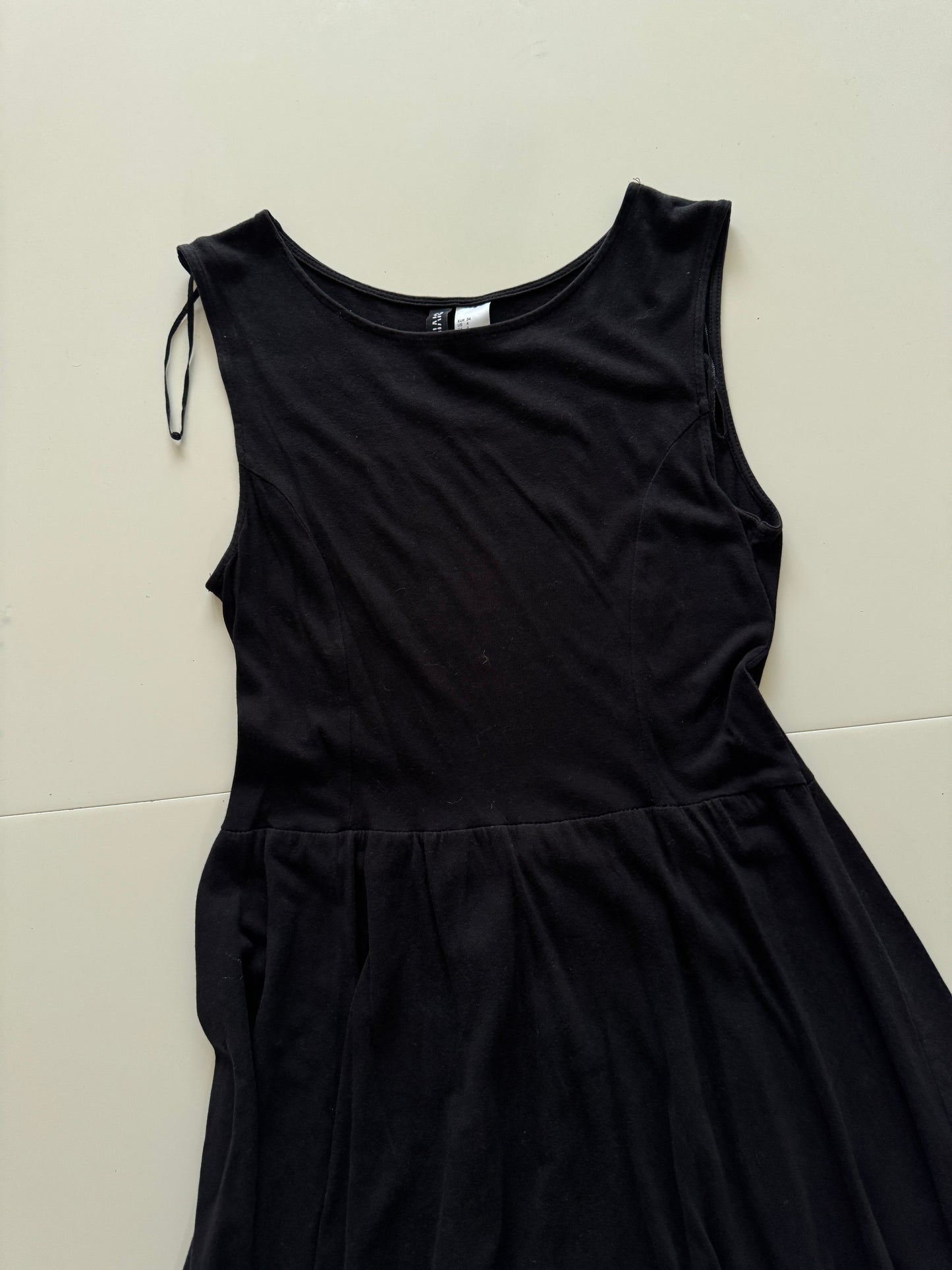Vestido sin mangas negro, Talla 4,S, Mujer, Divided