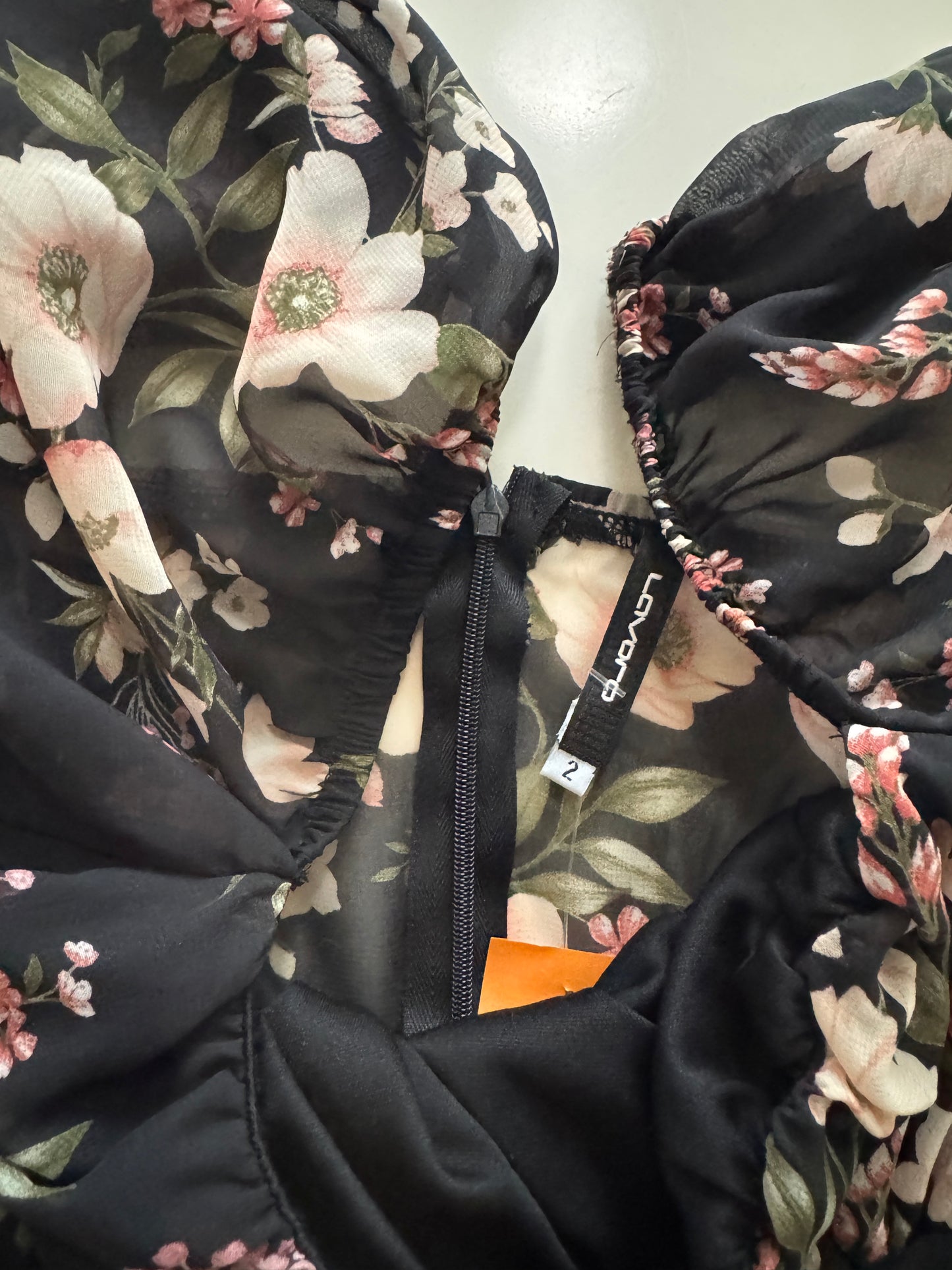 Vestido estampado flores, Talla M, Mujer, Lavoro
