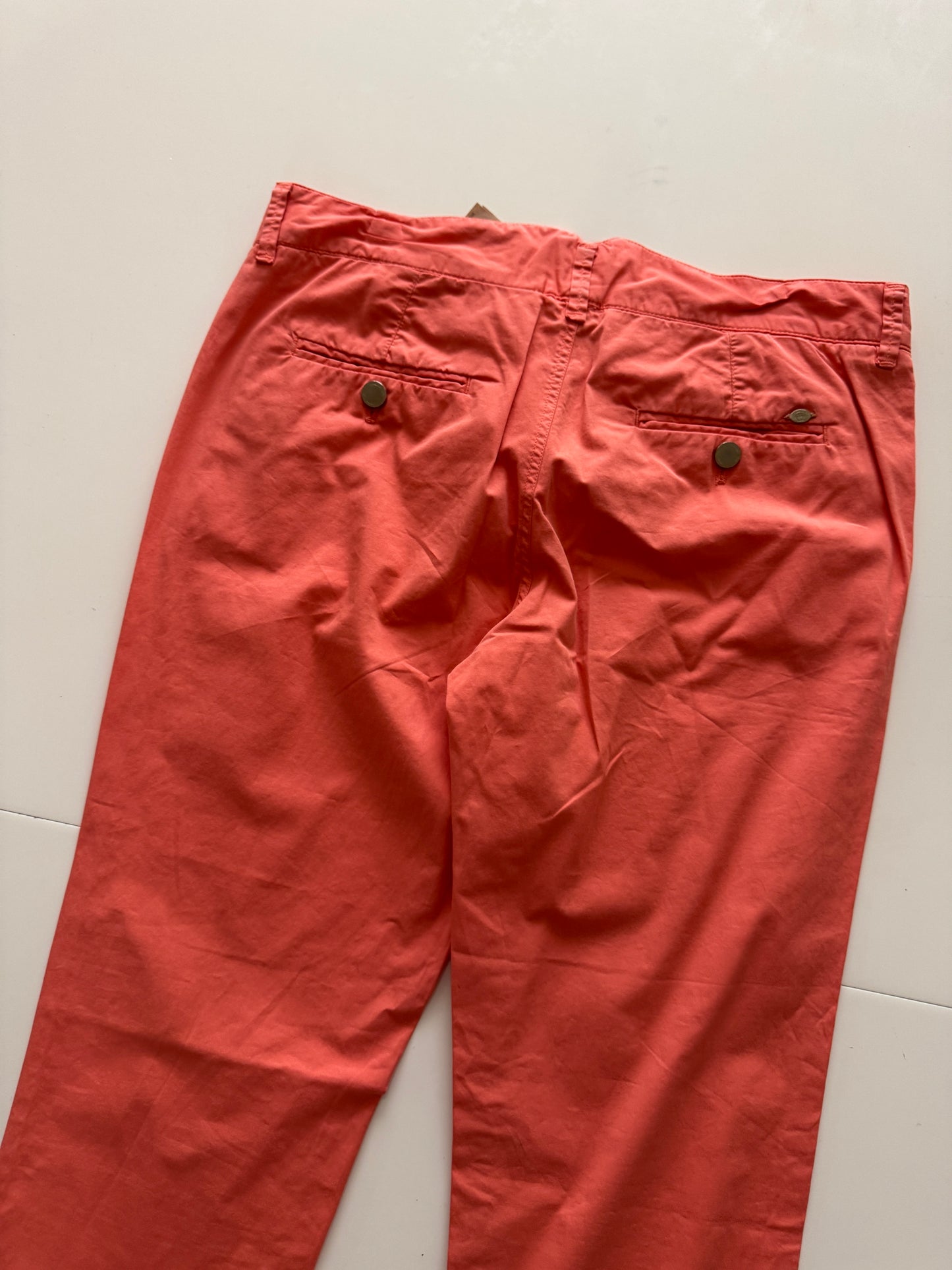 Pantalones color salmón, Talla 26, Mujer, Massimo Dutti