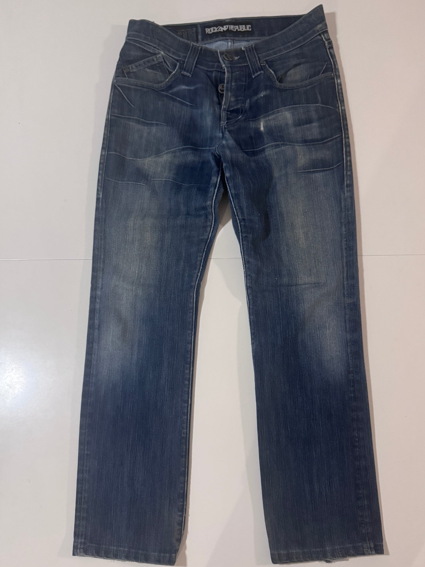 Jeans Y2K, Hombre, Talla 30, Rock & Republic