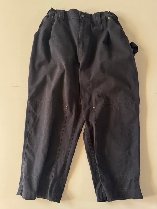 Pantalones negros upcycled, Talla 28 a 32, Hombre, Adventuridge