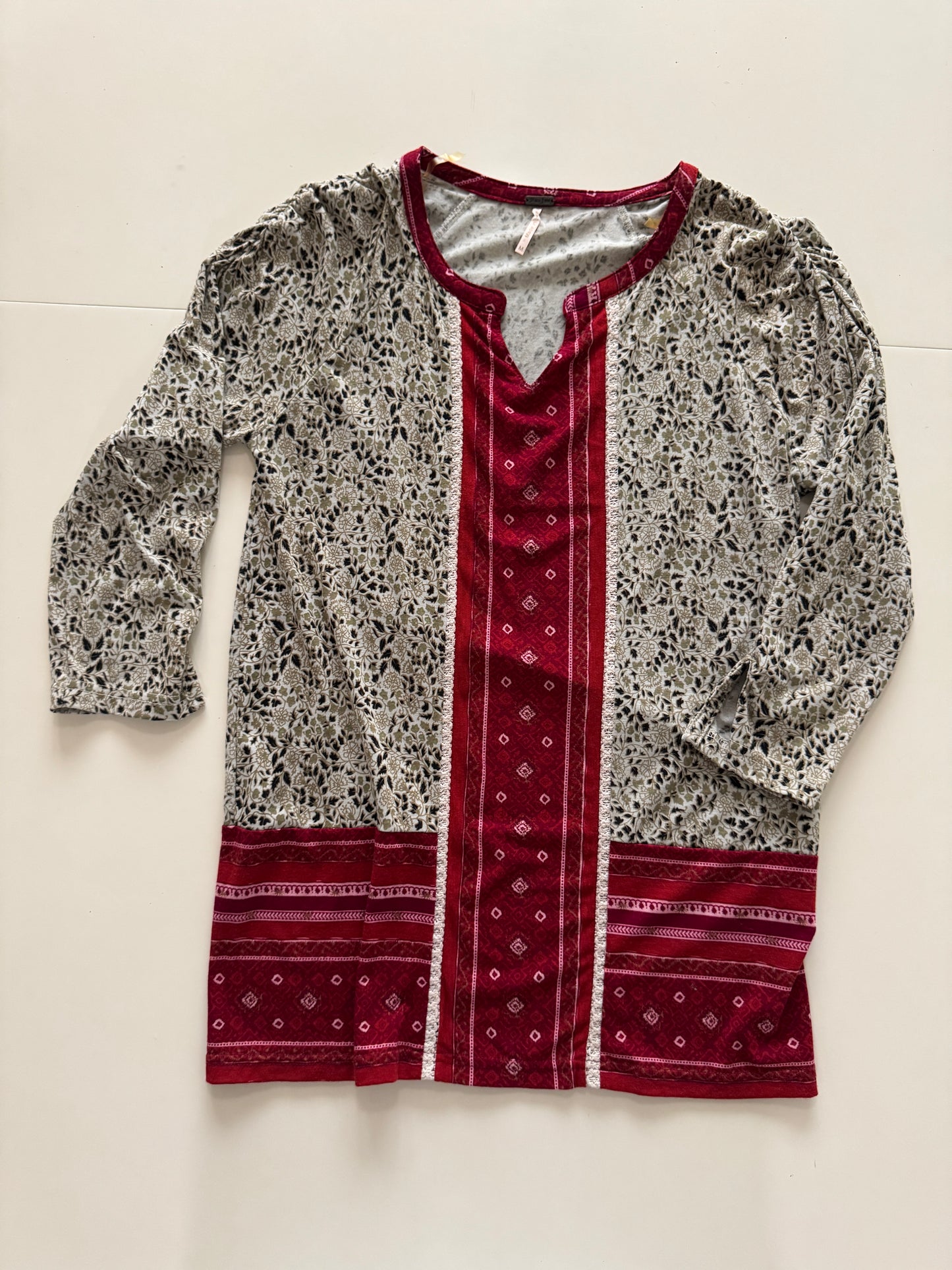 Blusa estampada, Talla M, Mujer, Poof
