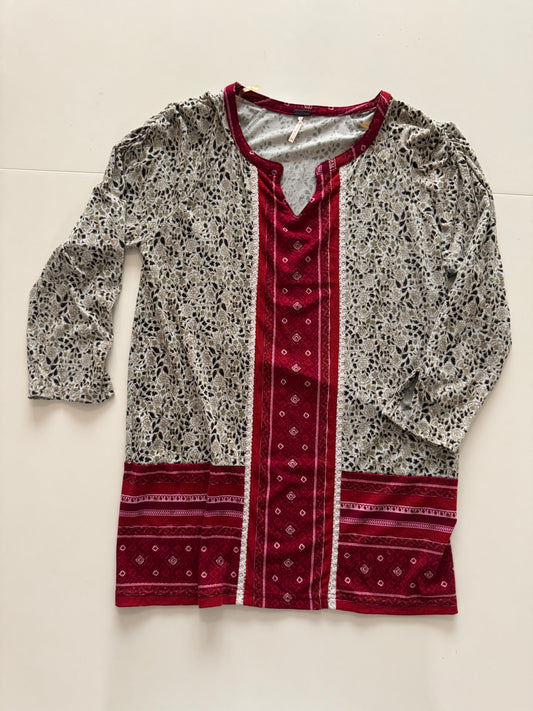 Blusa estampada, Talla M, Mujer, Poof