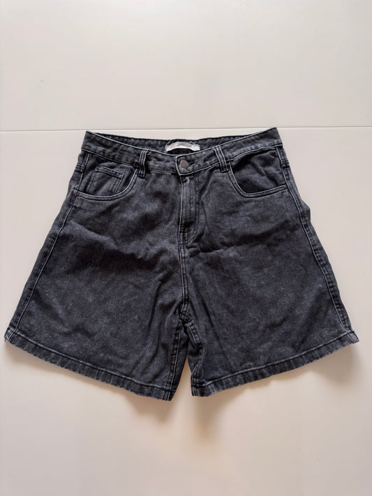 Shorts negros deslavados, Talla 29, Hombre, Pnk w