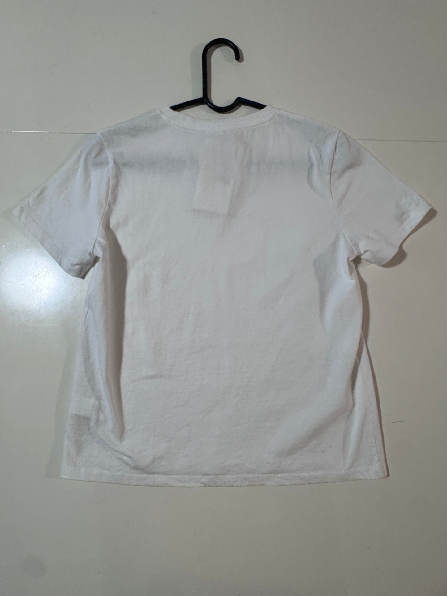 Playera blanca básica, Talla S, Mujer, Zara