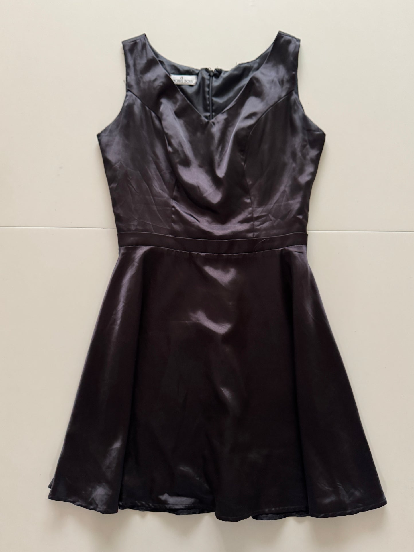 Vestido de fiesta negro, Talla M, Mujer, Angeles Solis