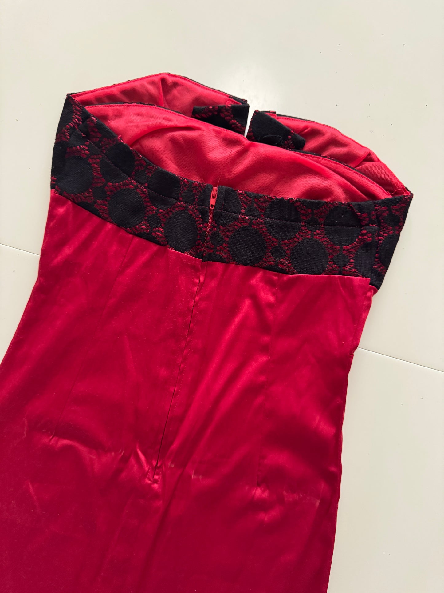 Vestido rojo, Talla S, Mujer, Mónaco