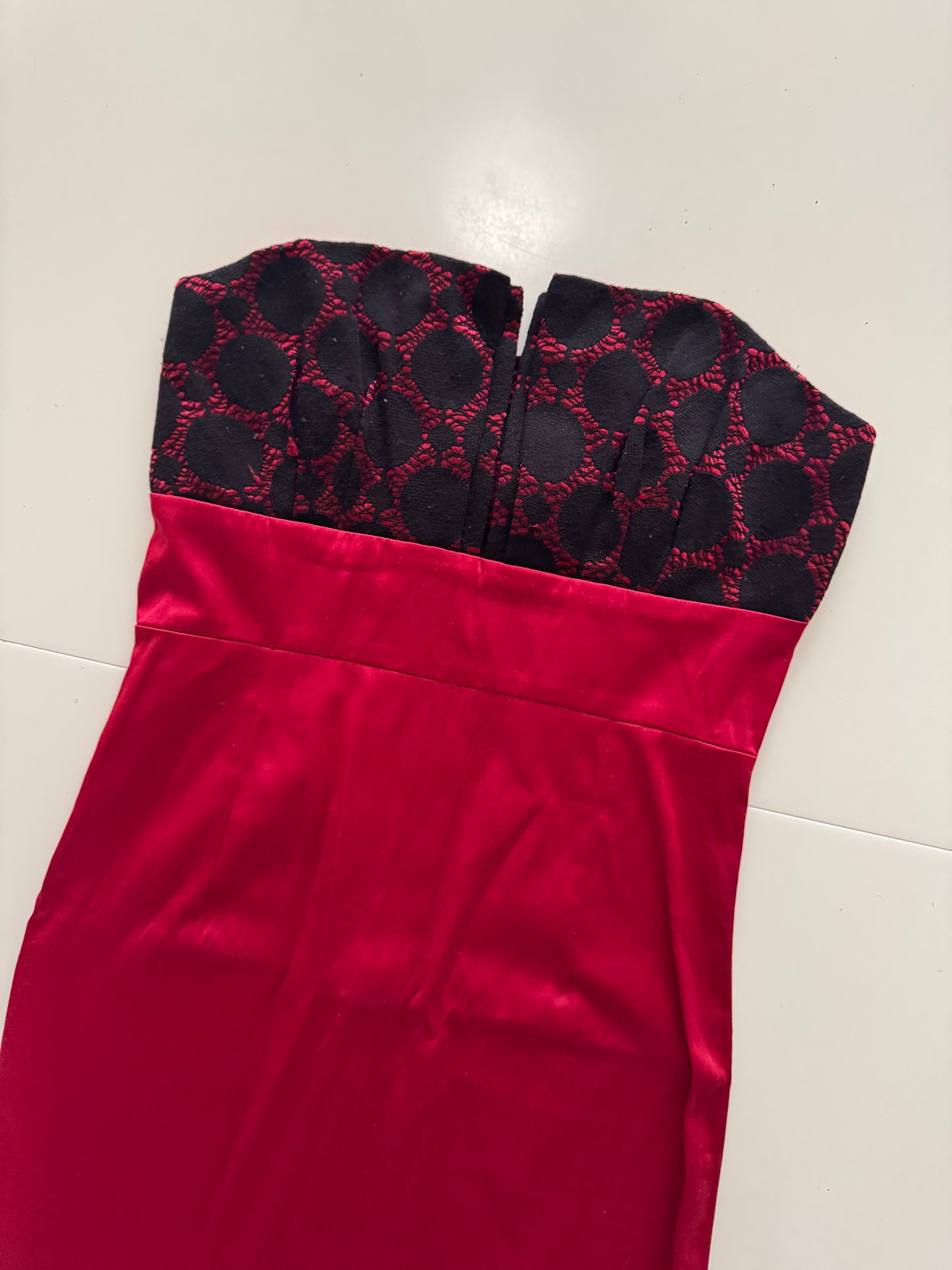 Vestido rojo, Talla S, Mujer, Mónaco