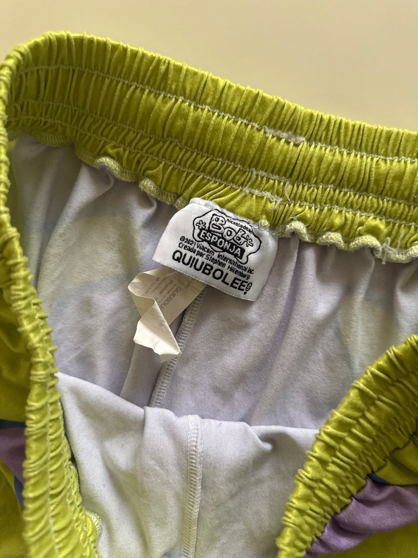 Shorts tematicos Bob Esponja, Talla S, Mujer