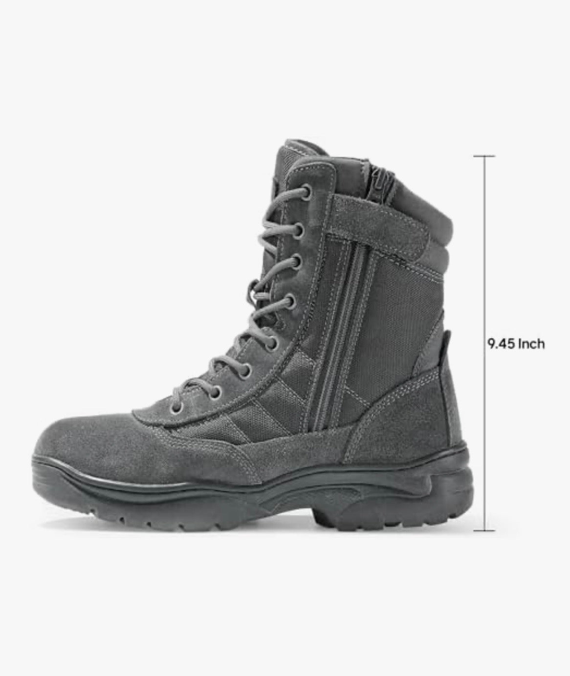 Botas de seguridad grises, Talla 8 Usa, 41 Eur, Hombre, Notri V8