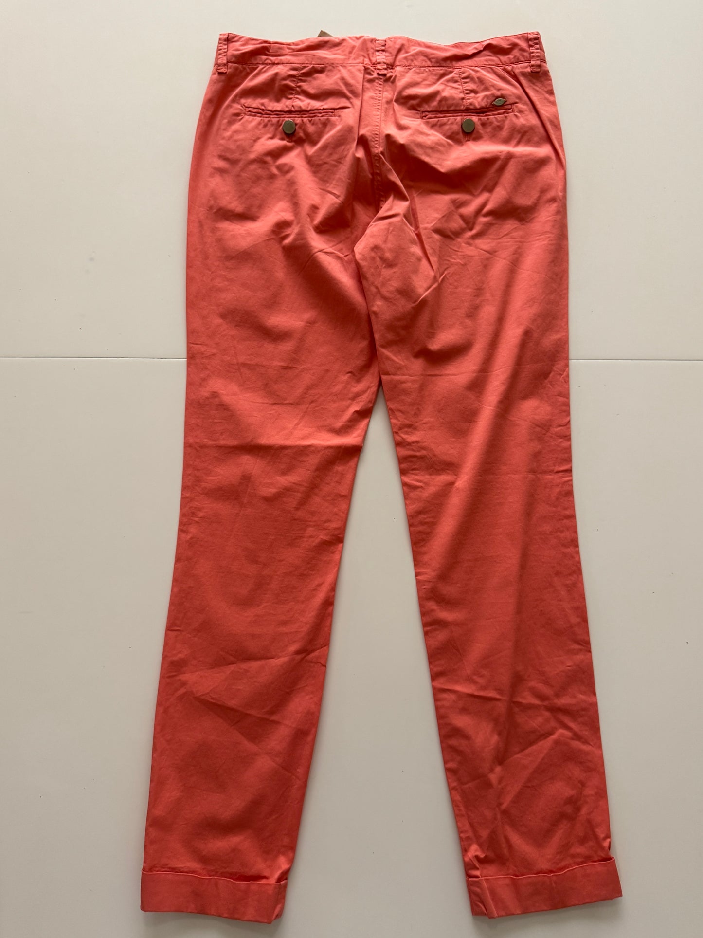Pantalones color salmón, Talla 26, Mujer, Massimo Dutti