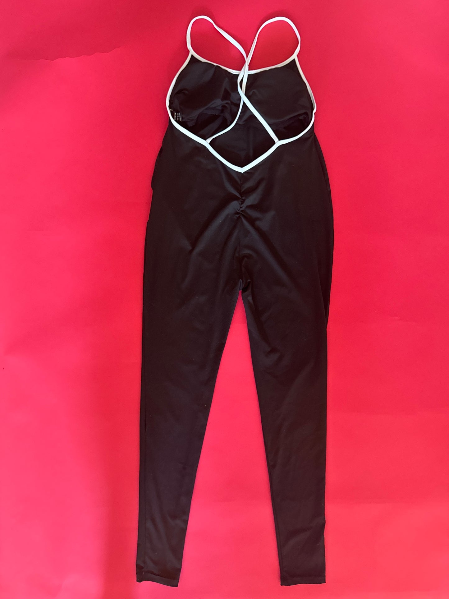 Jumpsuit deportivo negro, Talla M, Mujer, Shein