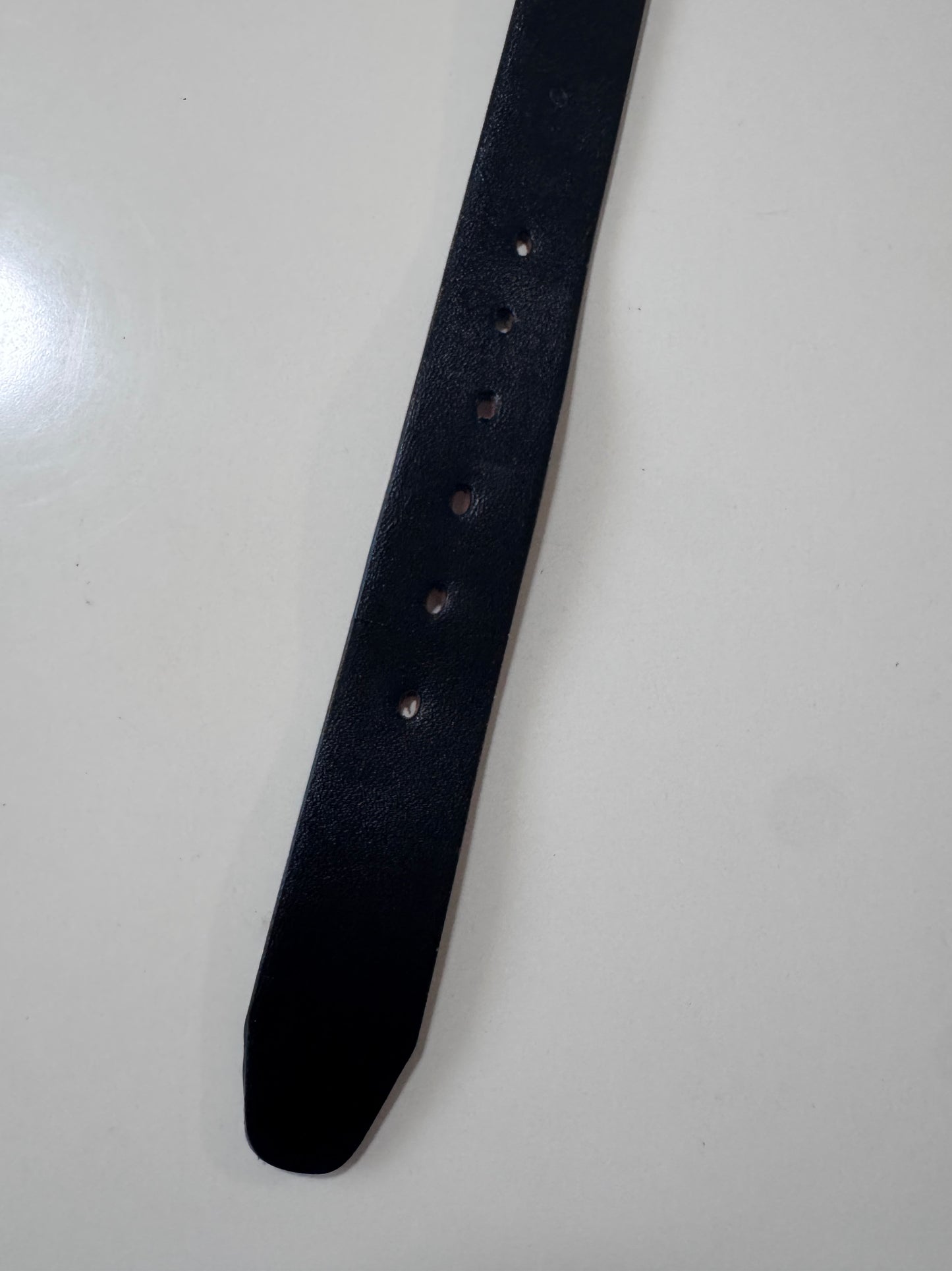 Cinturón de piel artesanal, Talla 34, Hombre