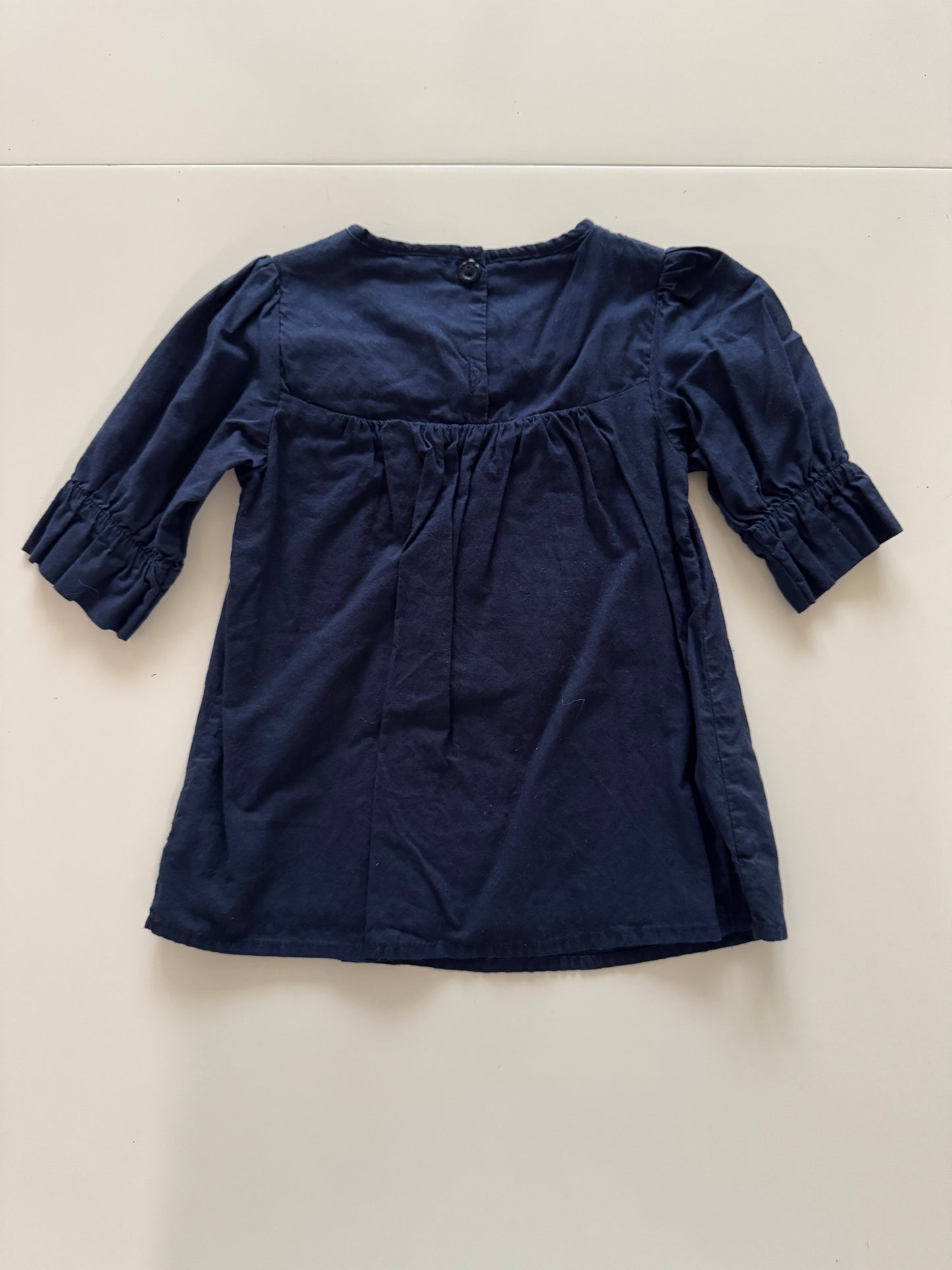 Blusa azul, Talla 4T, niña, Bolo